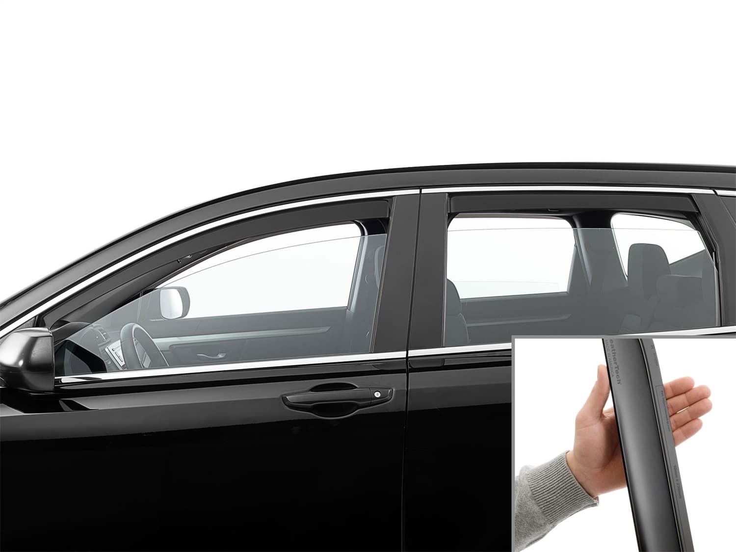 Weathertech - 82864IMB - Front and Rear - Side Window Vent image 1