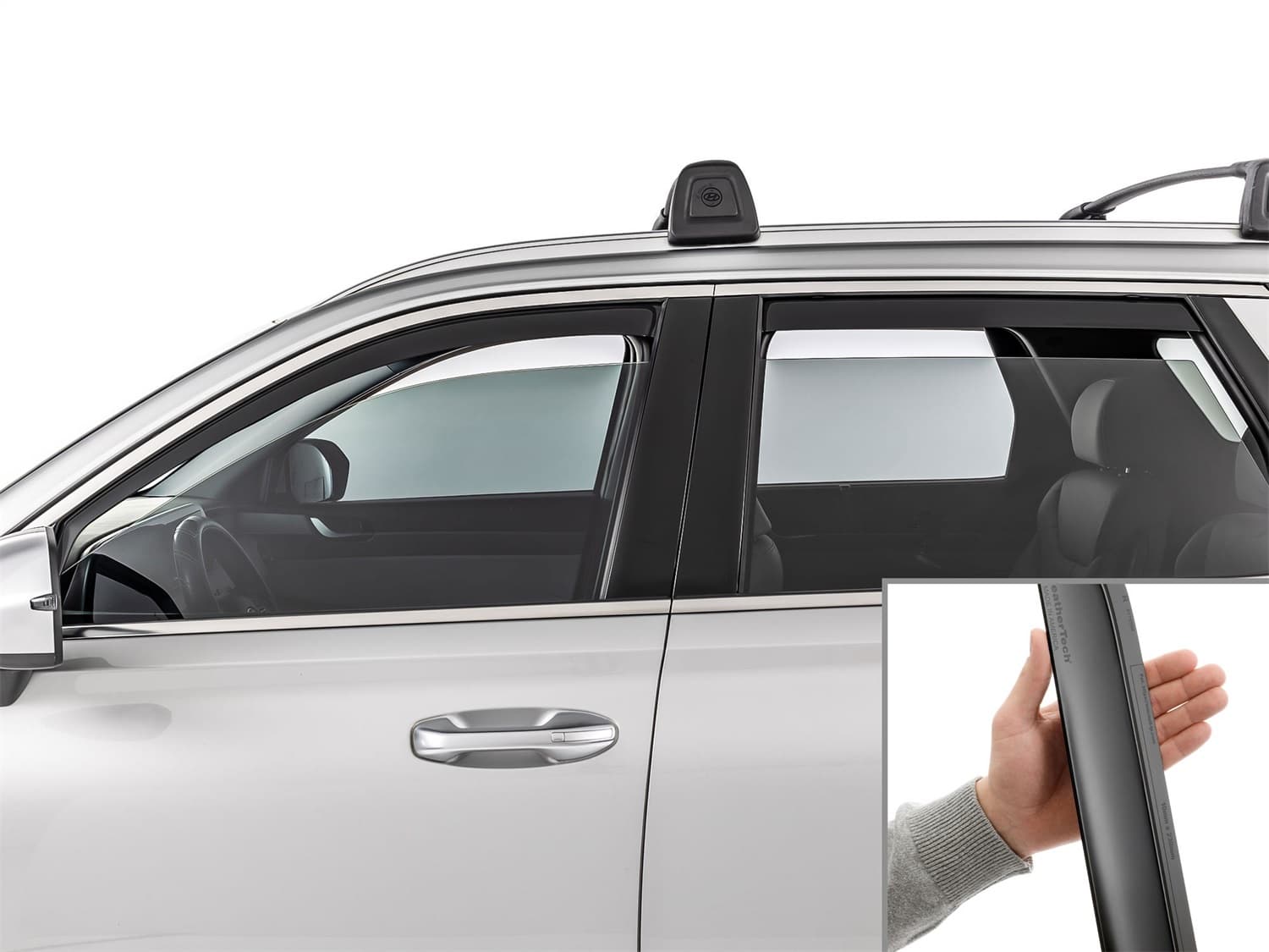 Weathertech - 82972IMB - Front and Rear - Side Window Vent image 1