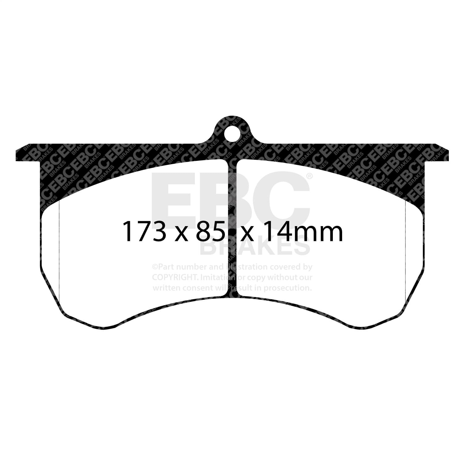 EBC Brakes - DP5068NDX - Disc Brake Pad image 2