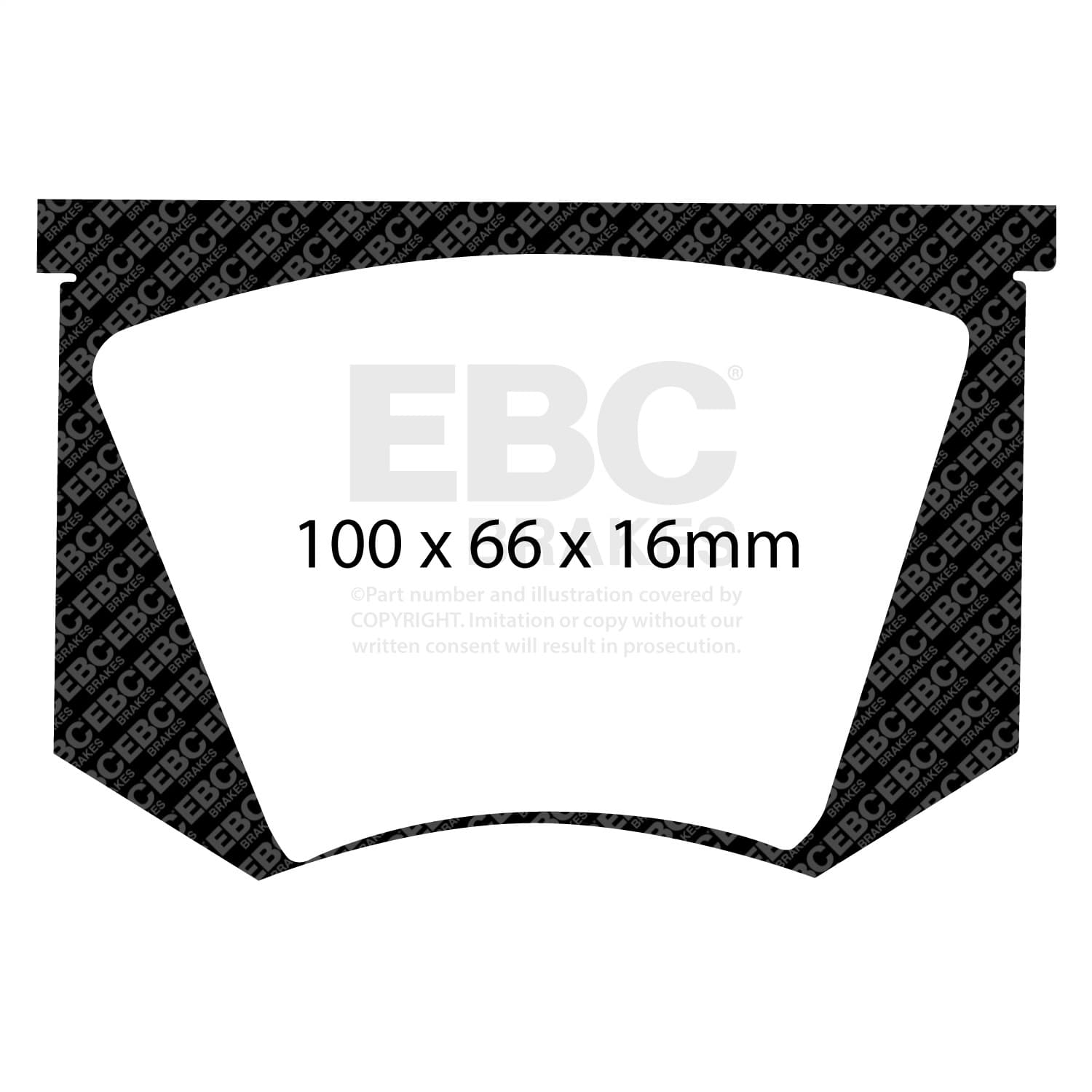 EBC Brakes - DP3100C - Disc Brake Pad image 2