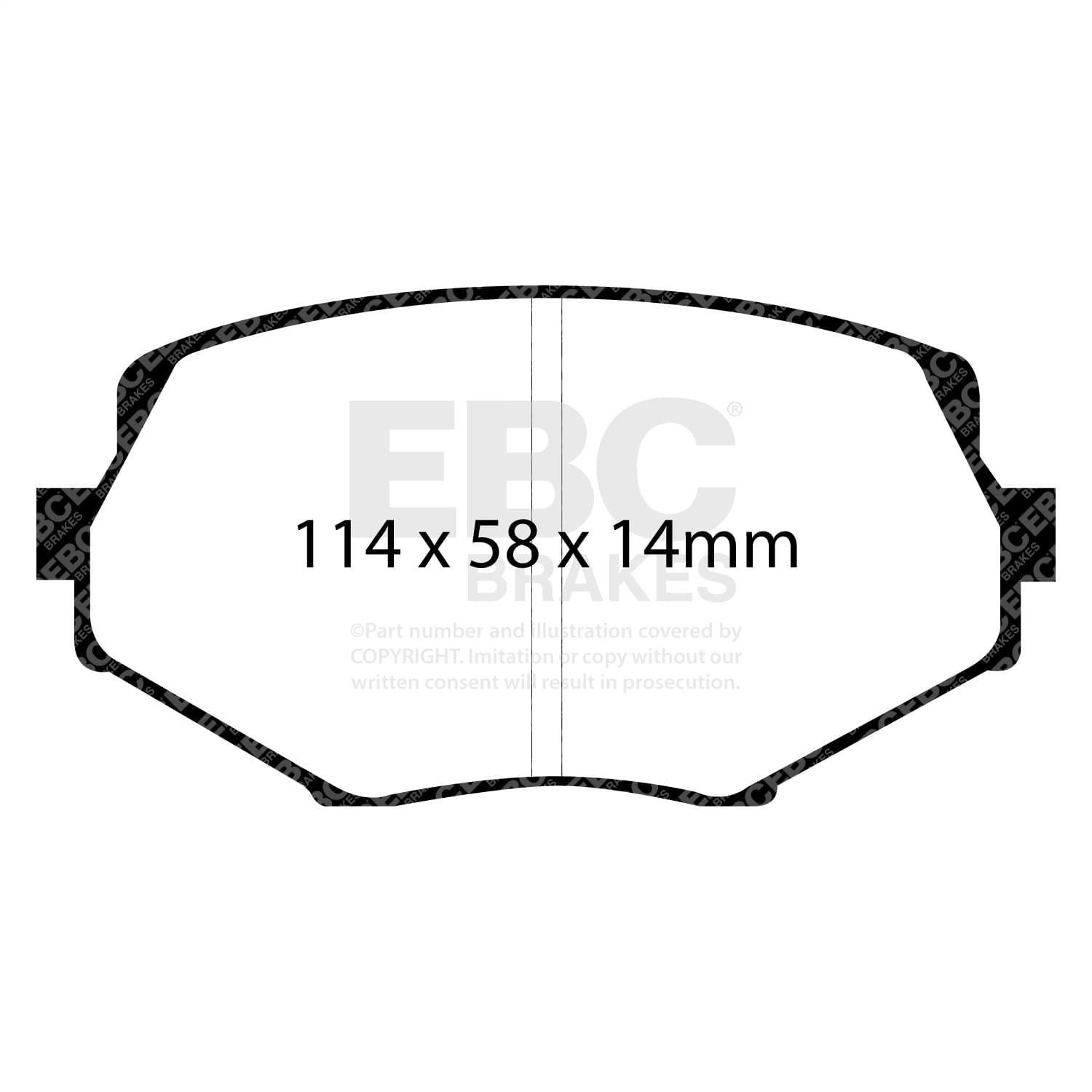EBC Brakes - DP21002 - Disc Brake Pad image 4