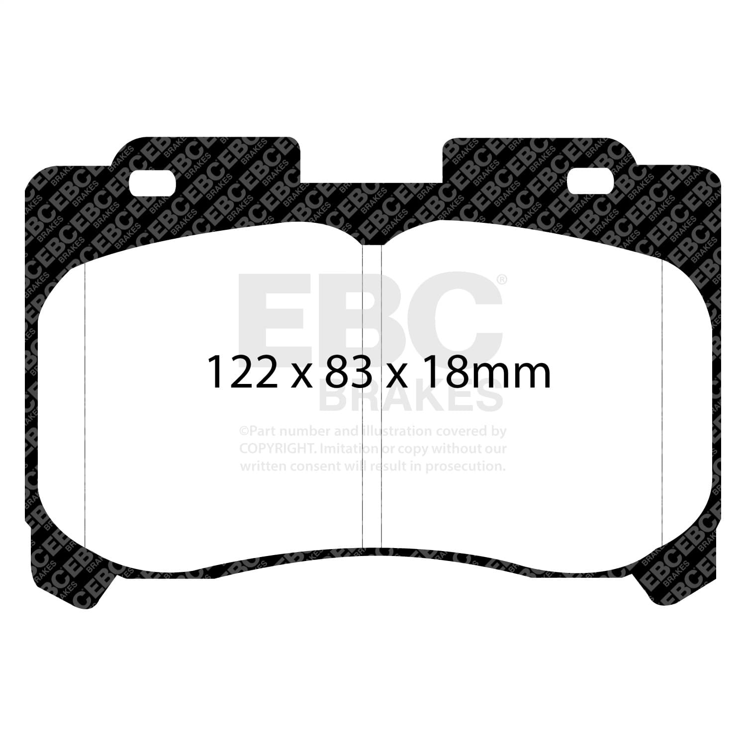 EBC Brakes - DP31004C - Disc Brake Pad image 3
