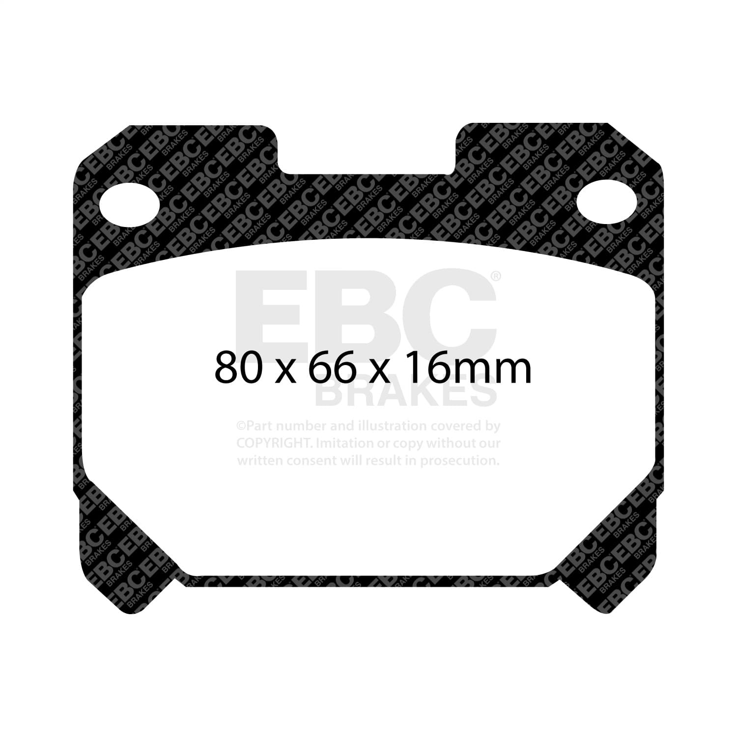 EBC Brakes - DP21005 - Disc Brake Pad image 5