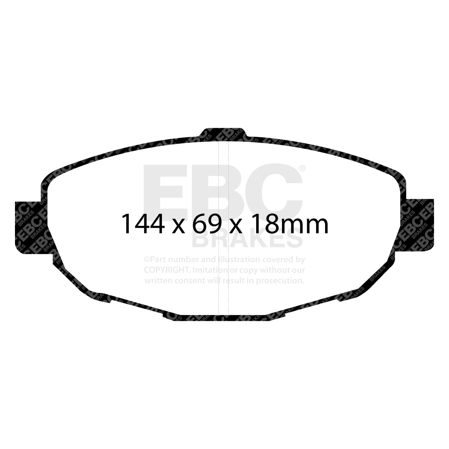 EBC Brakes - DP31007C - Disc Brake Pad image 3