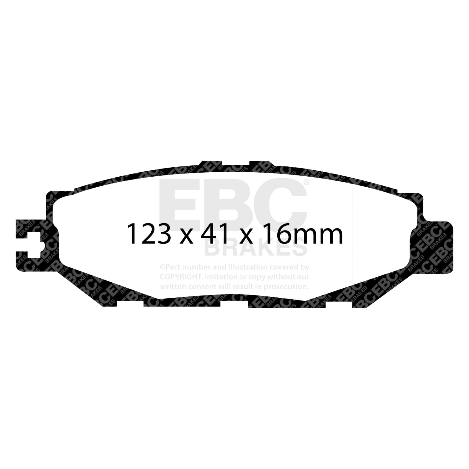 EBC Brakes - DP41008R - Disc Brake Pad image 5