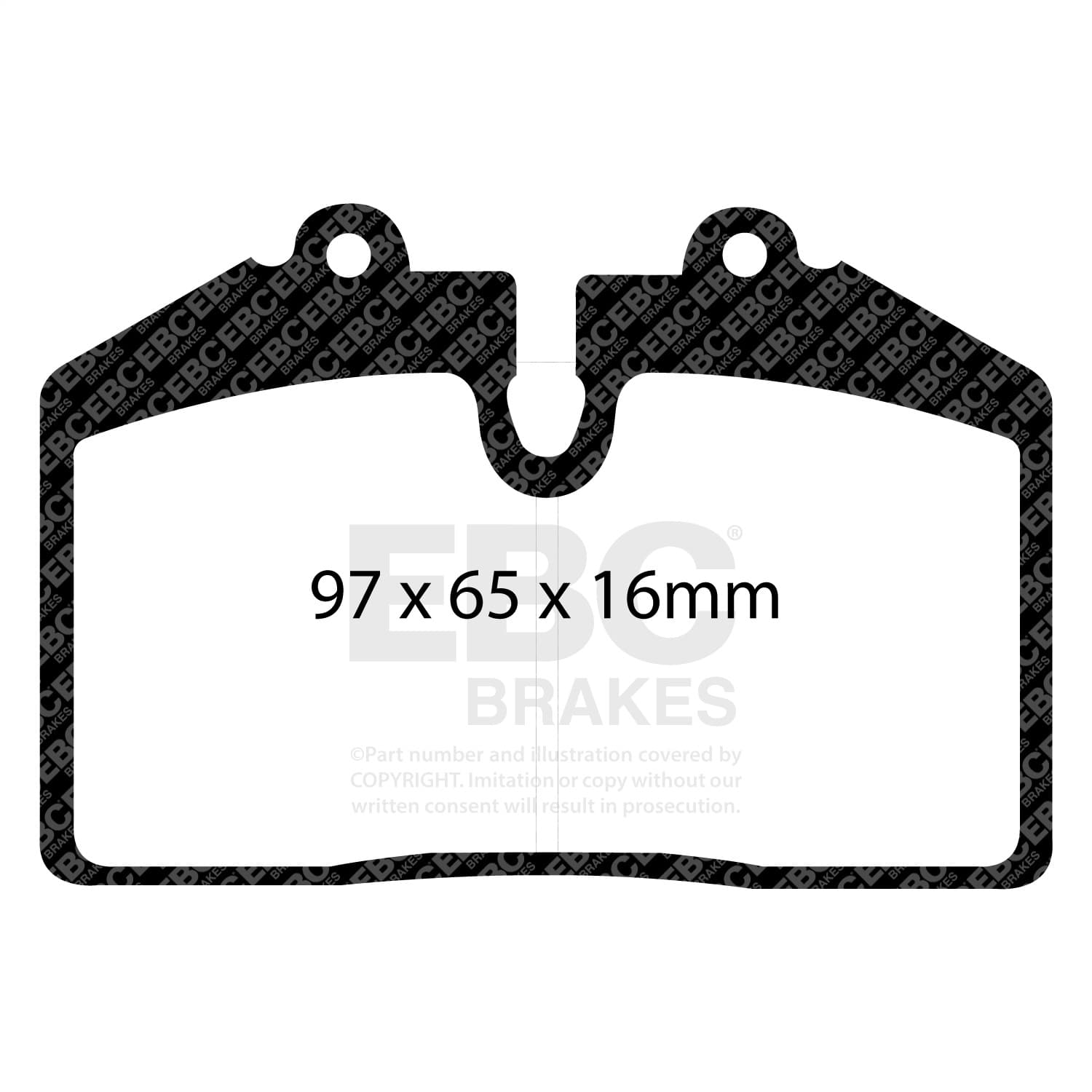 EBC Brakes - DP31013C - Disc Brake Pad image 3