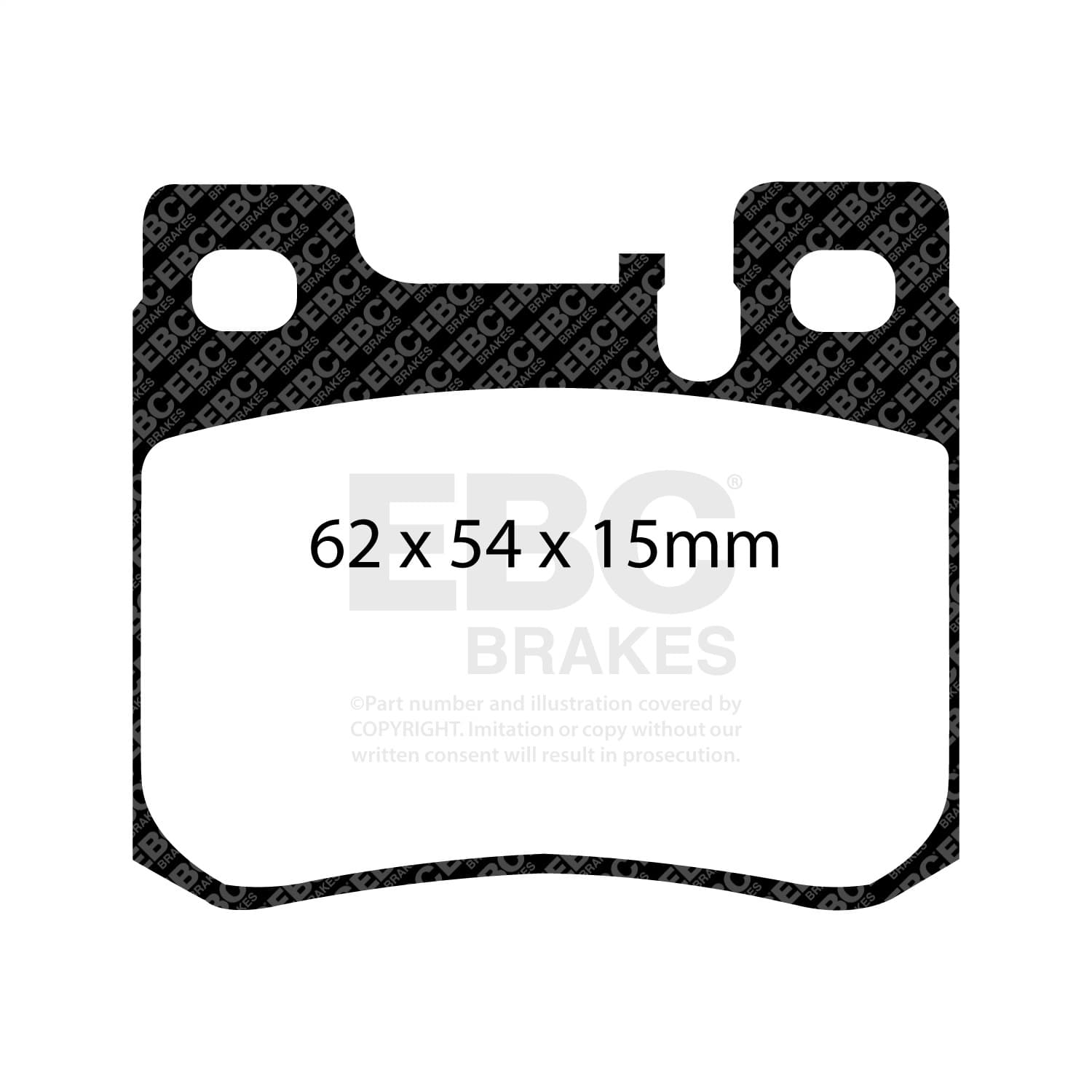 EBC Brakes - UD620 - Disc Brake Pad image 2