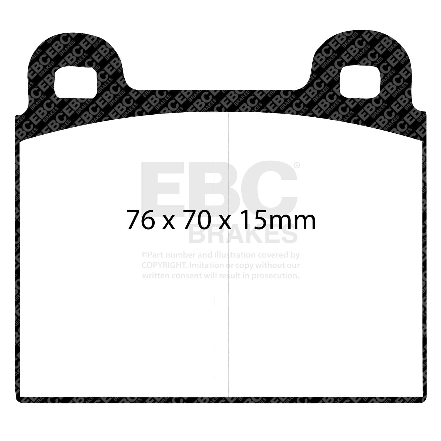 EBC Brakes - DP3103C - Disc Brake Pad image 3