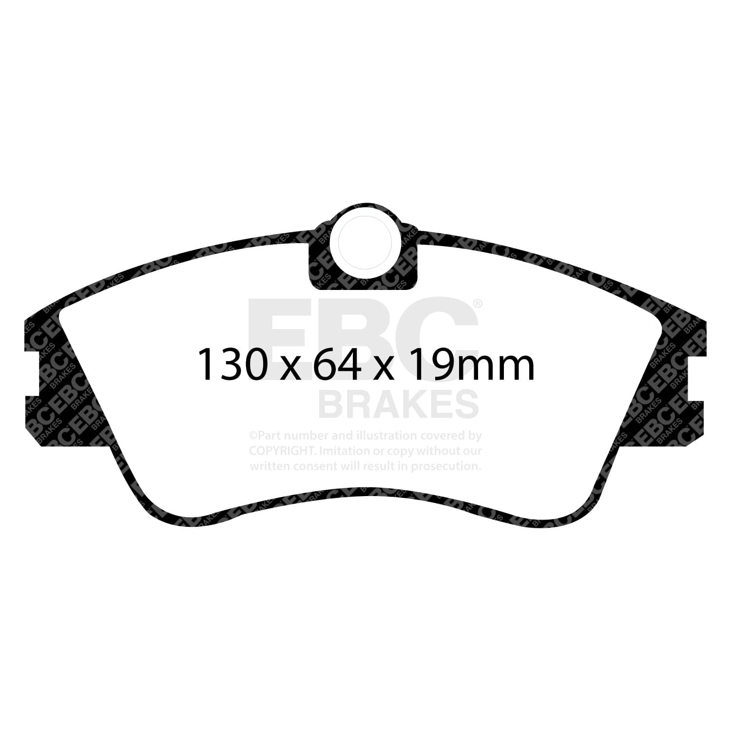 EBC Brakes - DP61030 - Disc Brake Pad image 3