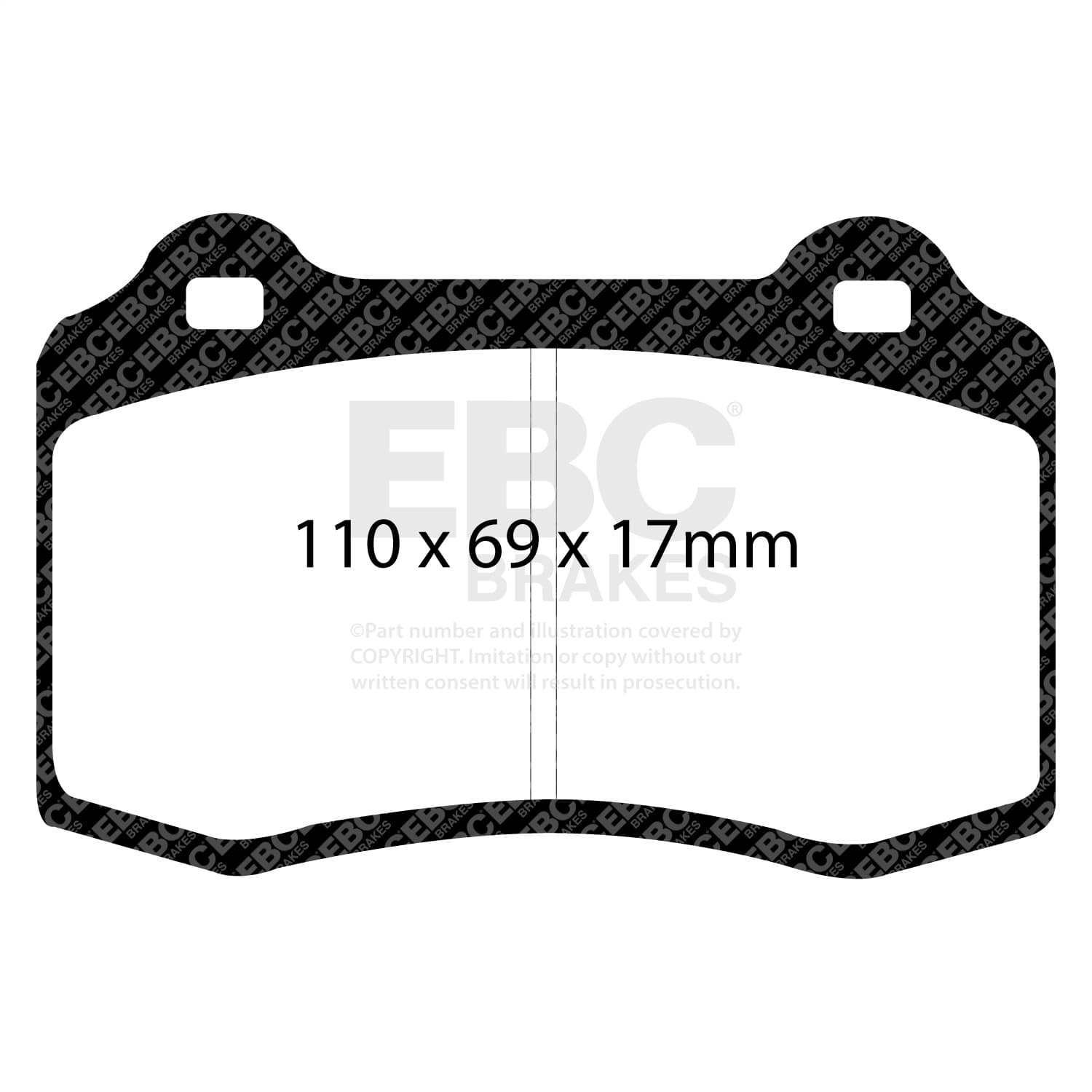 EBC Brakes - DP21031 - Disc Brake Pad image 3