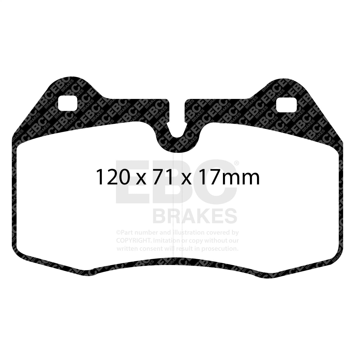 EBC Brakes - DP21032 - Disc Brake Pad image 2