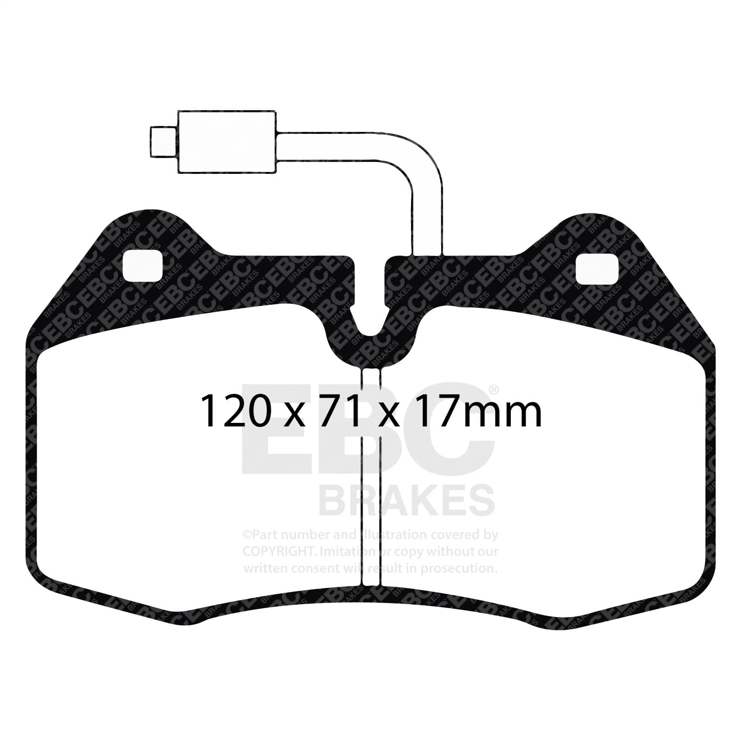 EBC Brakes - DP41032/2R - Disc Brake Pad image 4