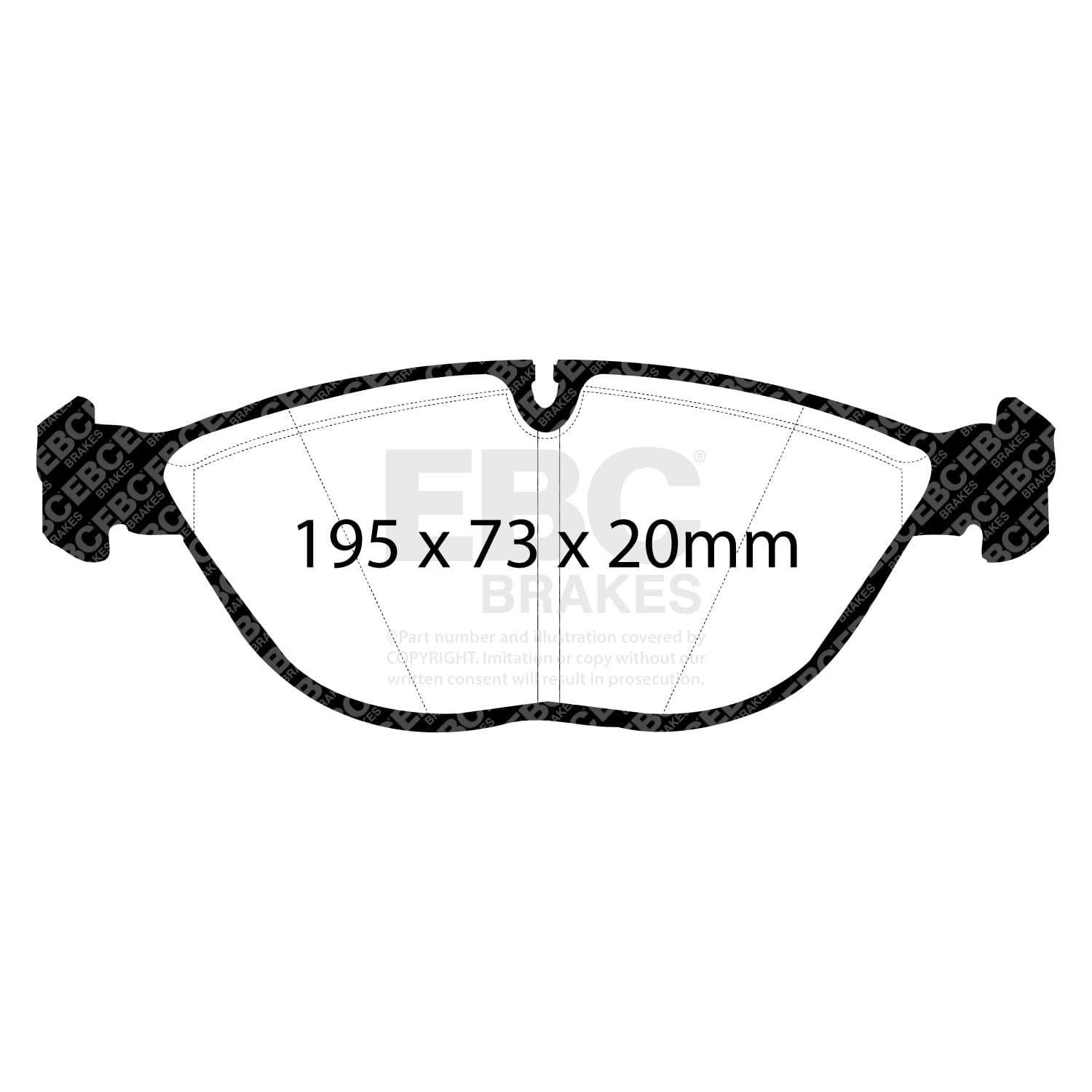 EBC Brakes - DP31035C - Disc Brake Pad image 3