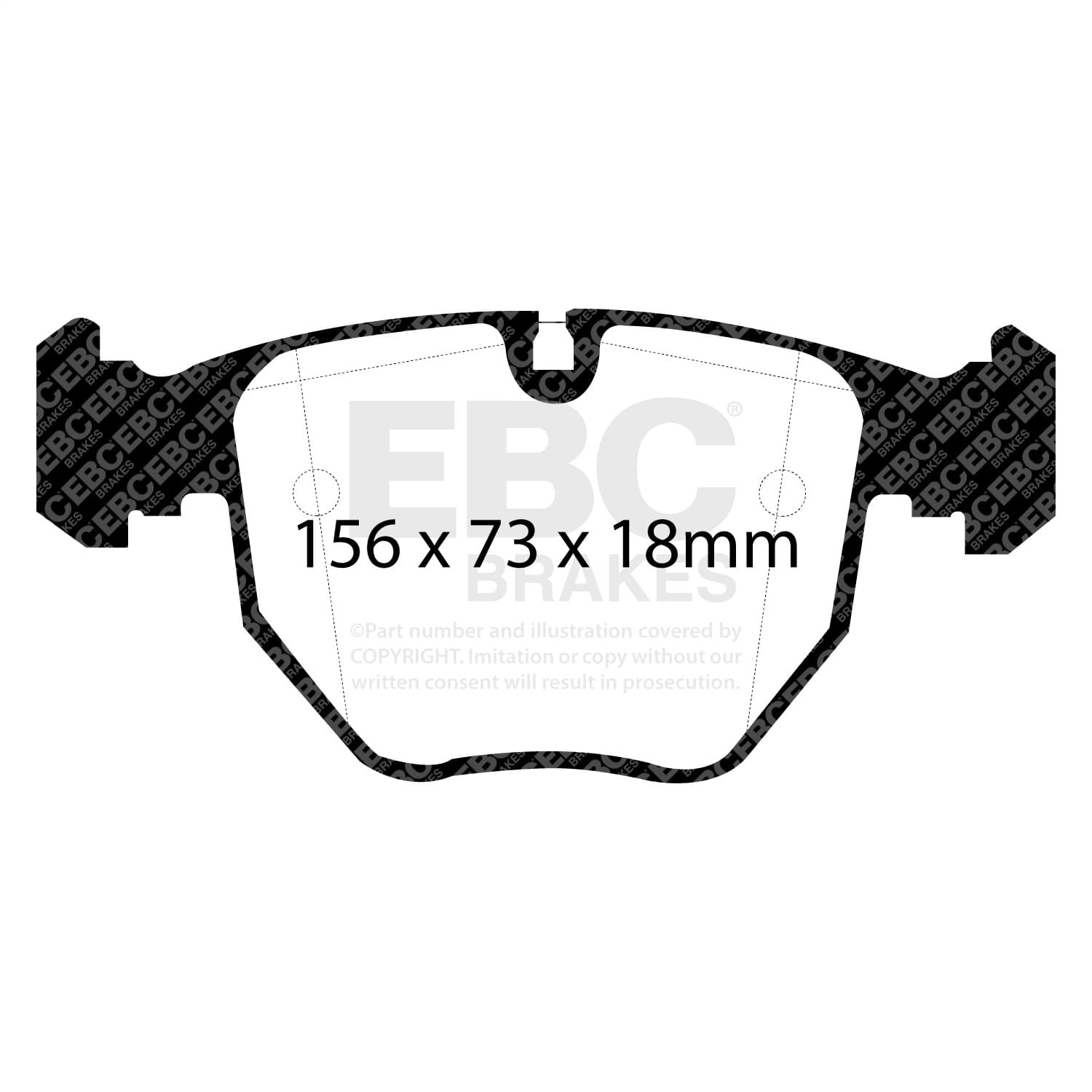 EBC Brakes - DP41036R - Disc Brake Pad image 3