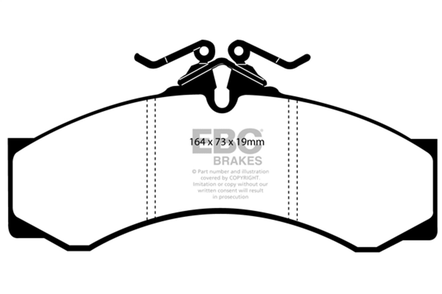 EBC Brakes - UD949 - Disc Brake Pad image 4