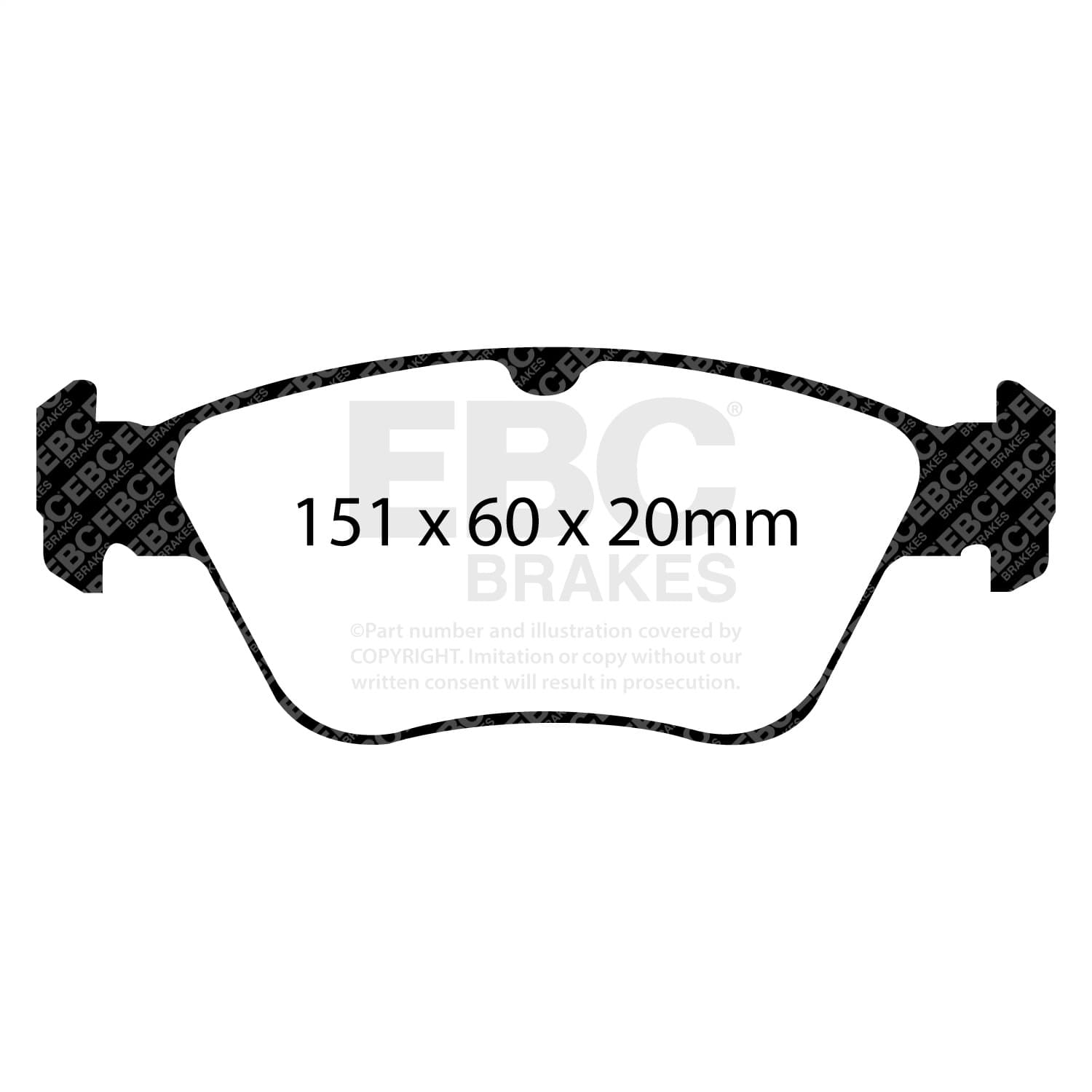 EBC Brakes - DP31055C - Disc Brake Pad image 4