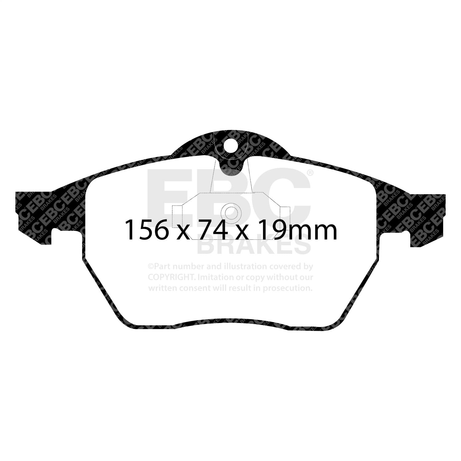 EBC Brakes - DP41062R - Disc Brake Pad image 5