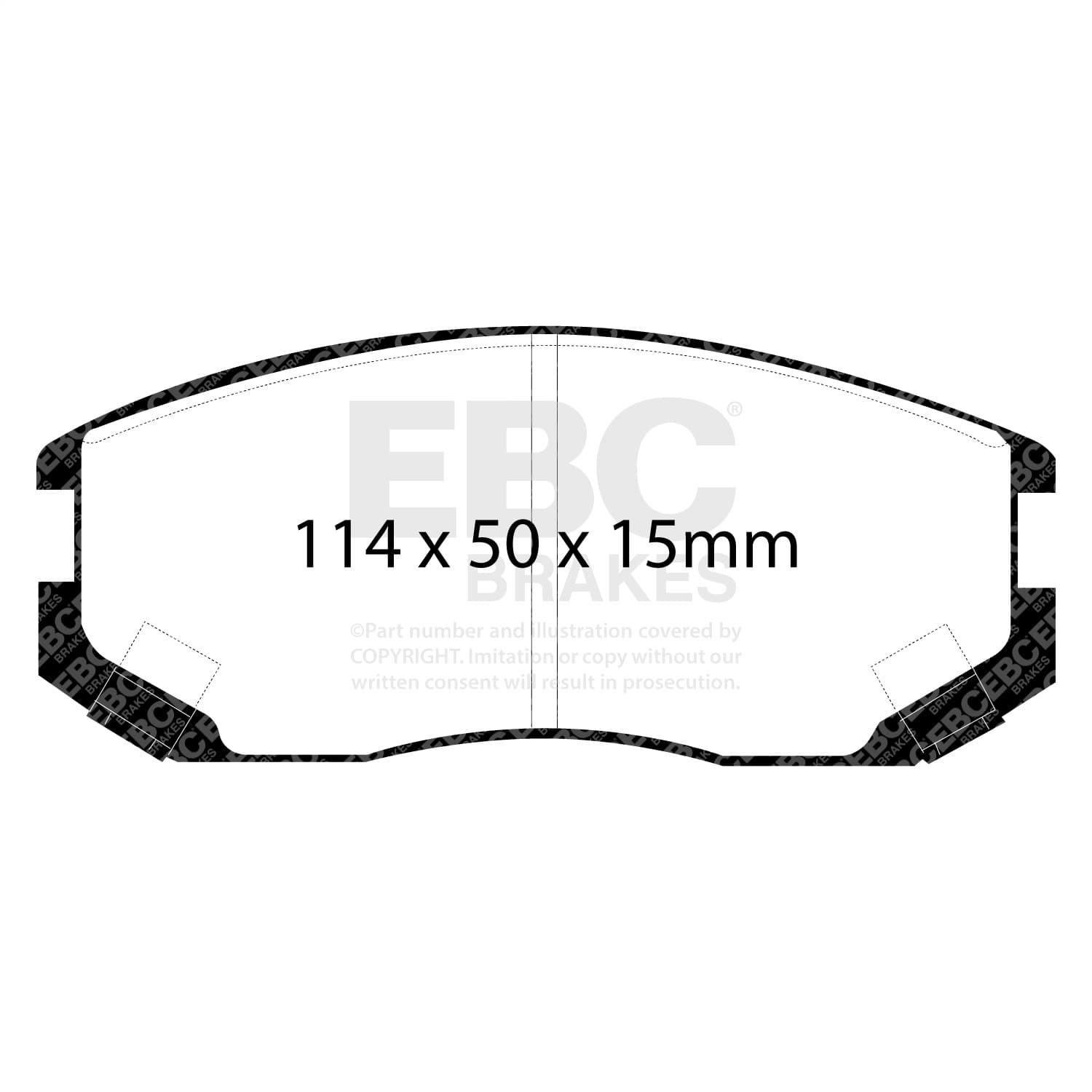 EBC Brakes - UD602 - Disc Brake Pad image 4