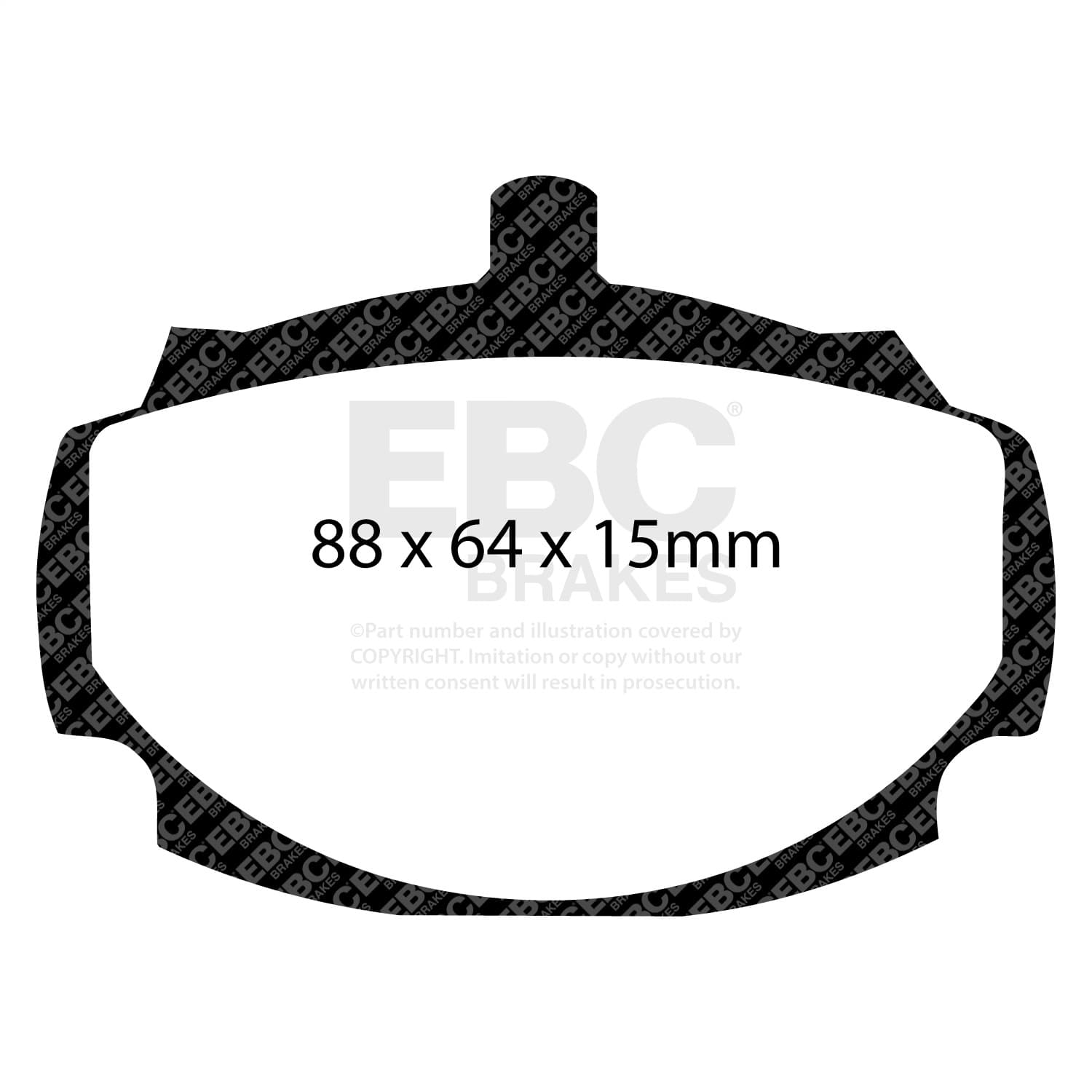 EBC Brakes - DP2107 - Disc Brake Pad image 3