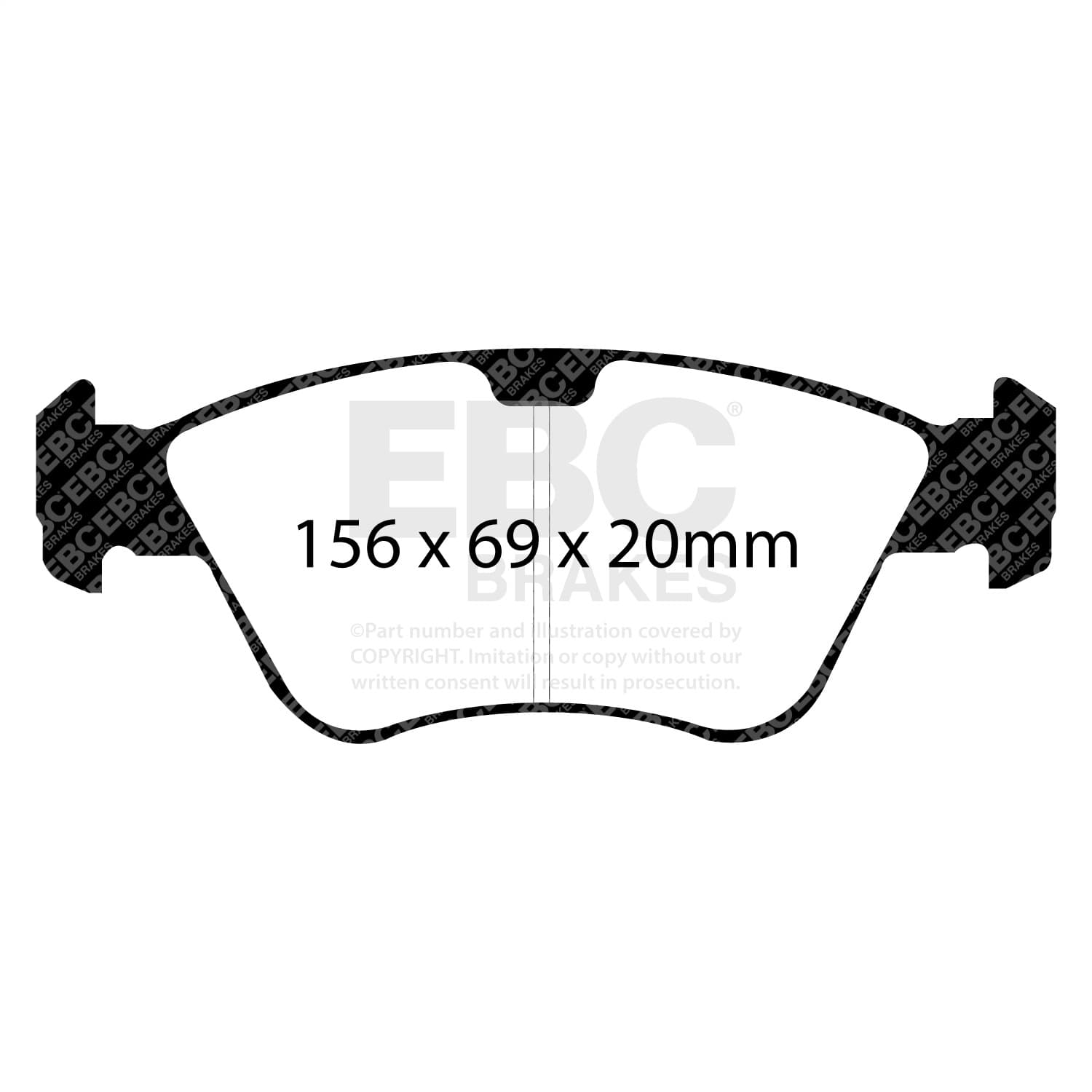 EBC Brakes - DP21075 - Disc Brake Pad image 5