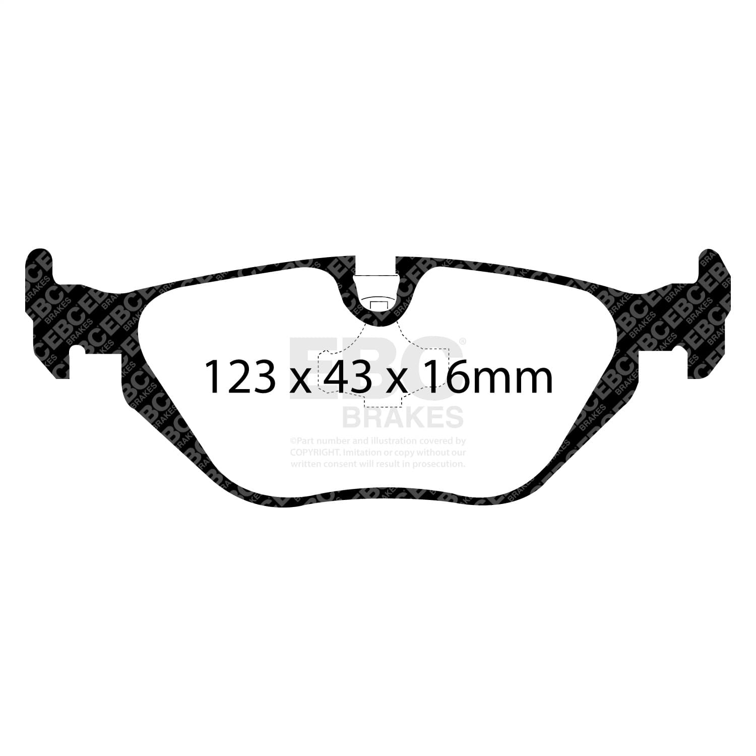 EBC Brakes - DP31079C - Disc Brake Pad image 5