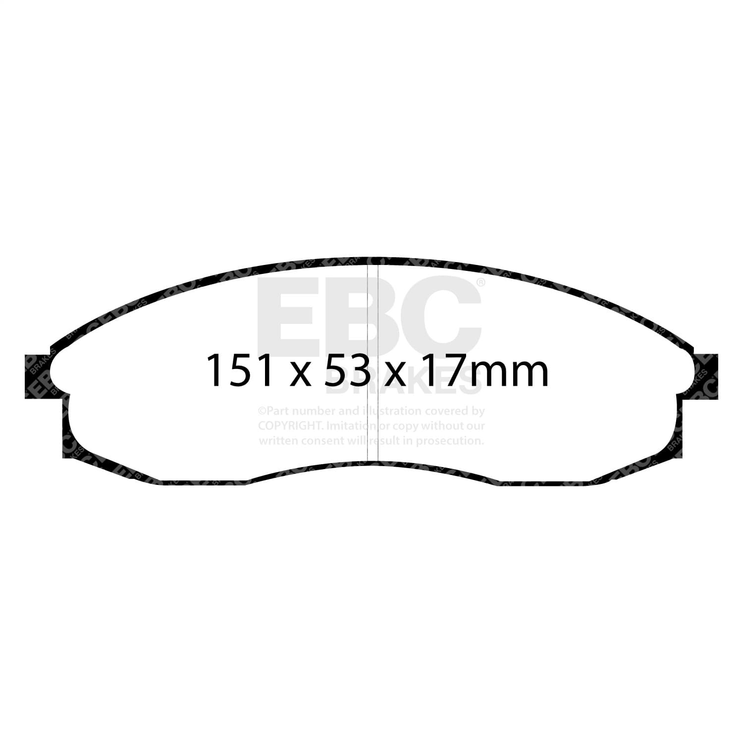 EBC Brakes - DP31082C - Disc Brake Pad image 3