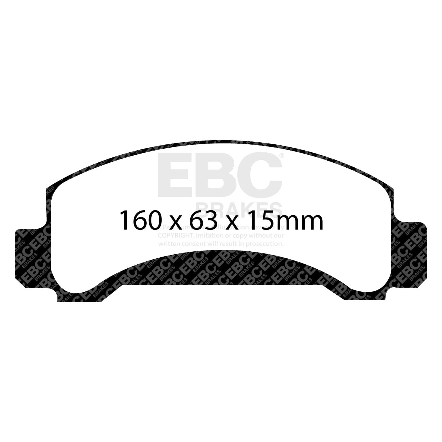 EBC Brakes - UD654 - Disc Brake Pad image 4