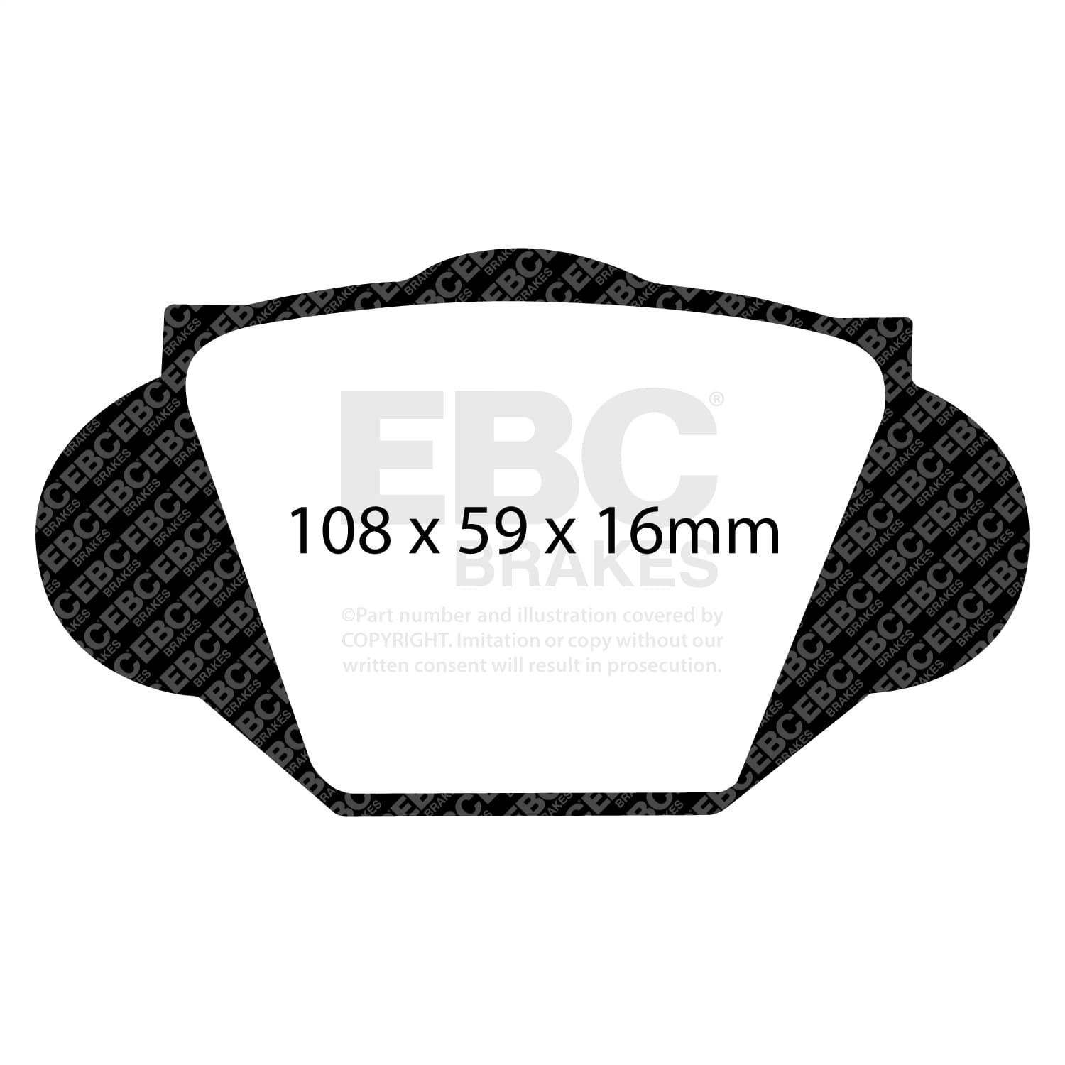 EBC Brakes - S1KF2117 - Front - Disc Brake Pad and Rotor Kit image 4