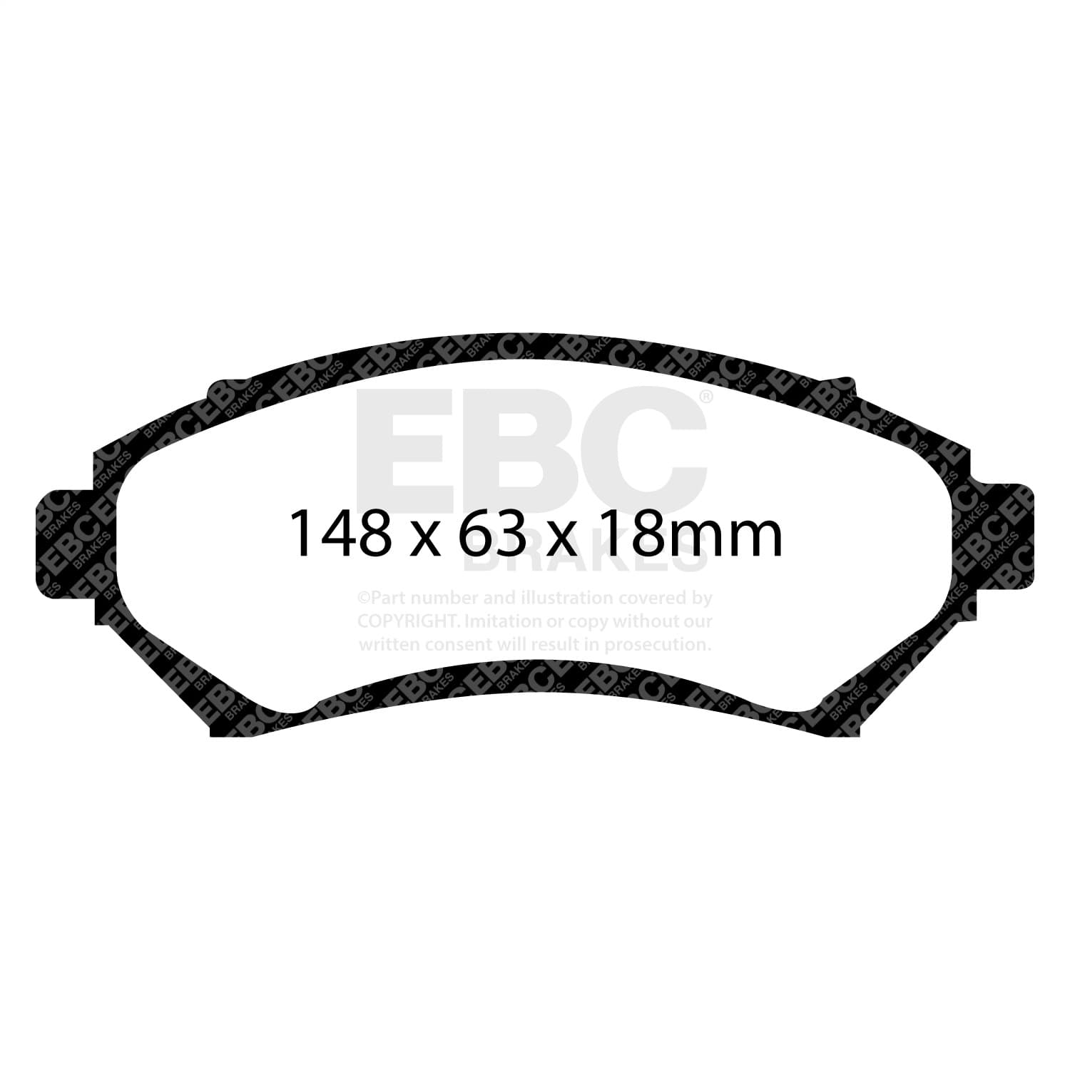 EBC Brakes - DP21100 - Disc Brake Pad image 3