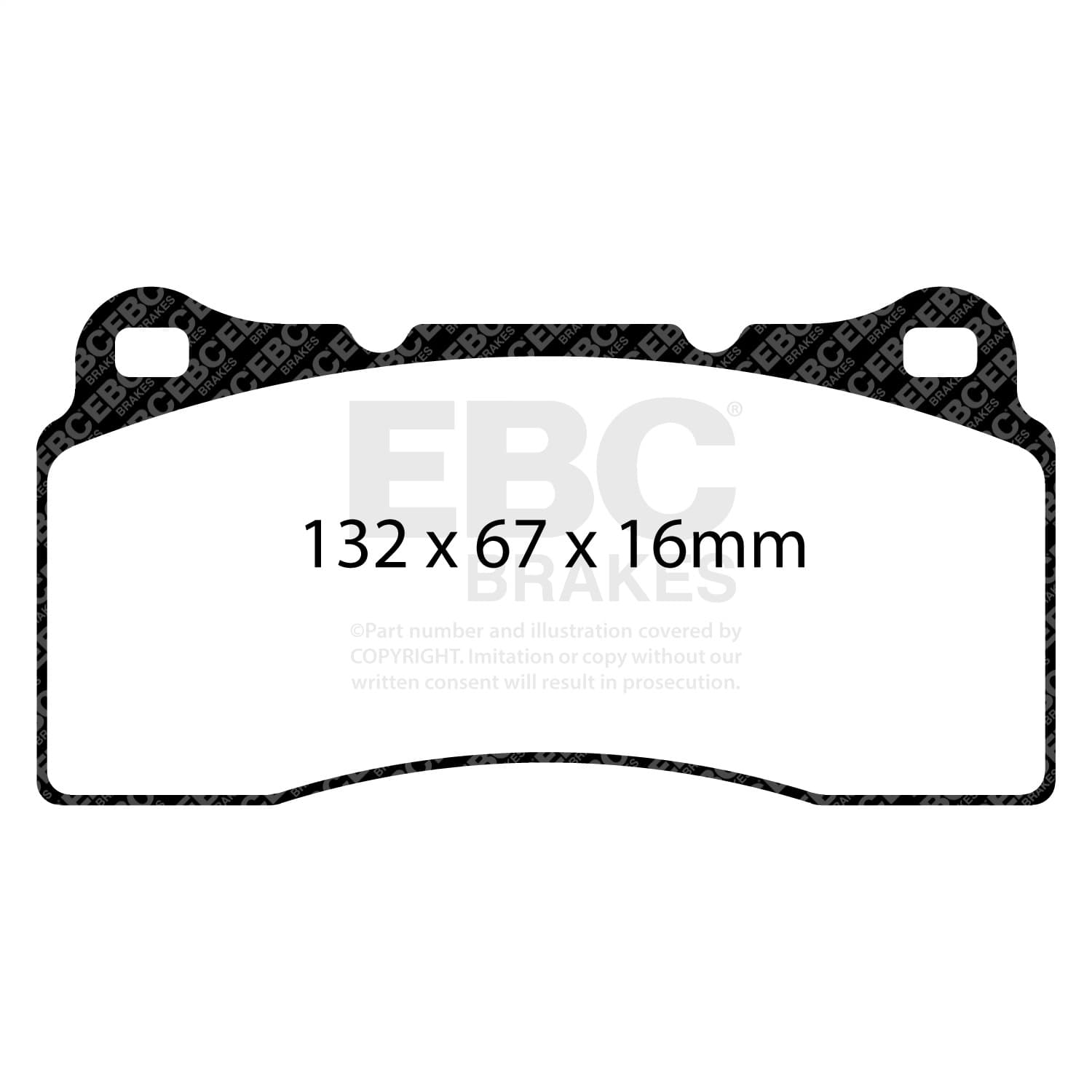 EBC Brakes - DP41110R - Disc Brake Pad image 1