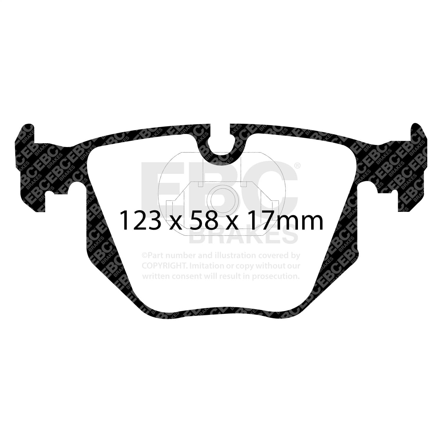 EBC Brakes - DP21118 - Disc Brake Pad image 3