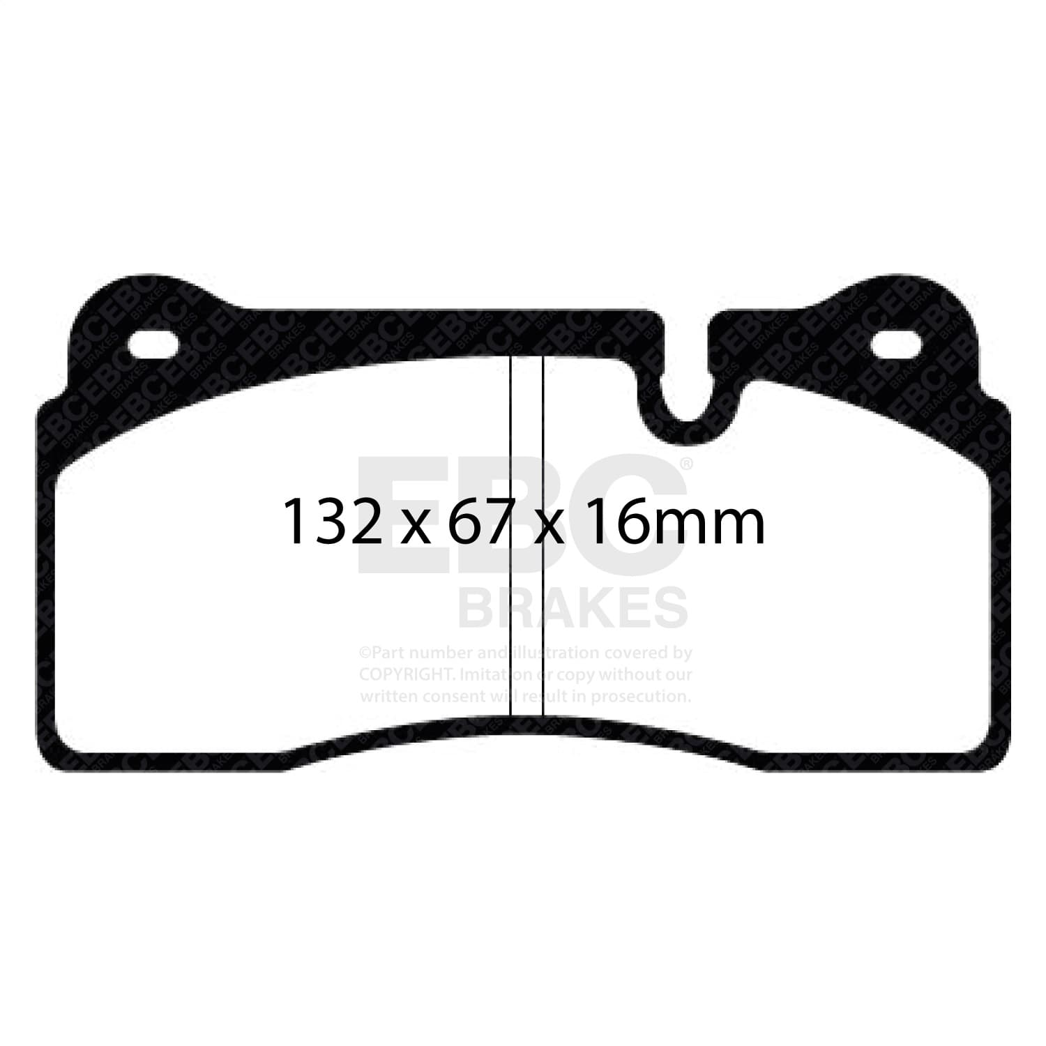 EBC Brakes - DP51127NDX - Disc Brake Pad image 3