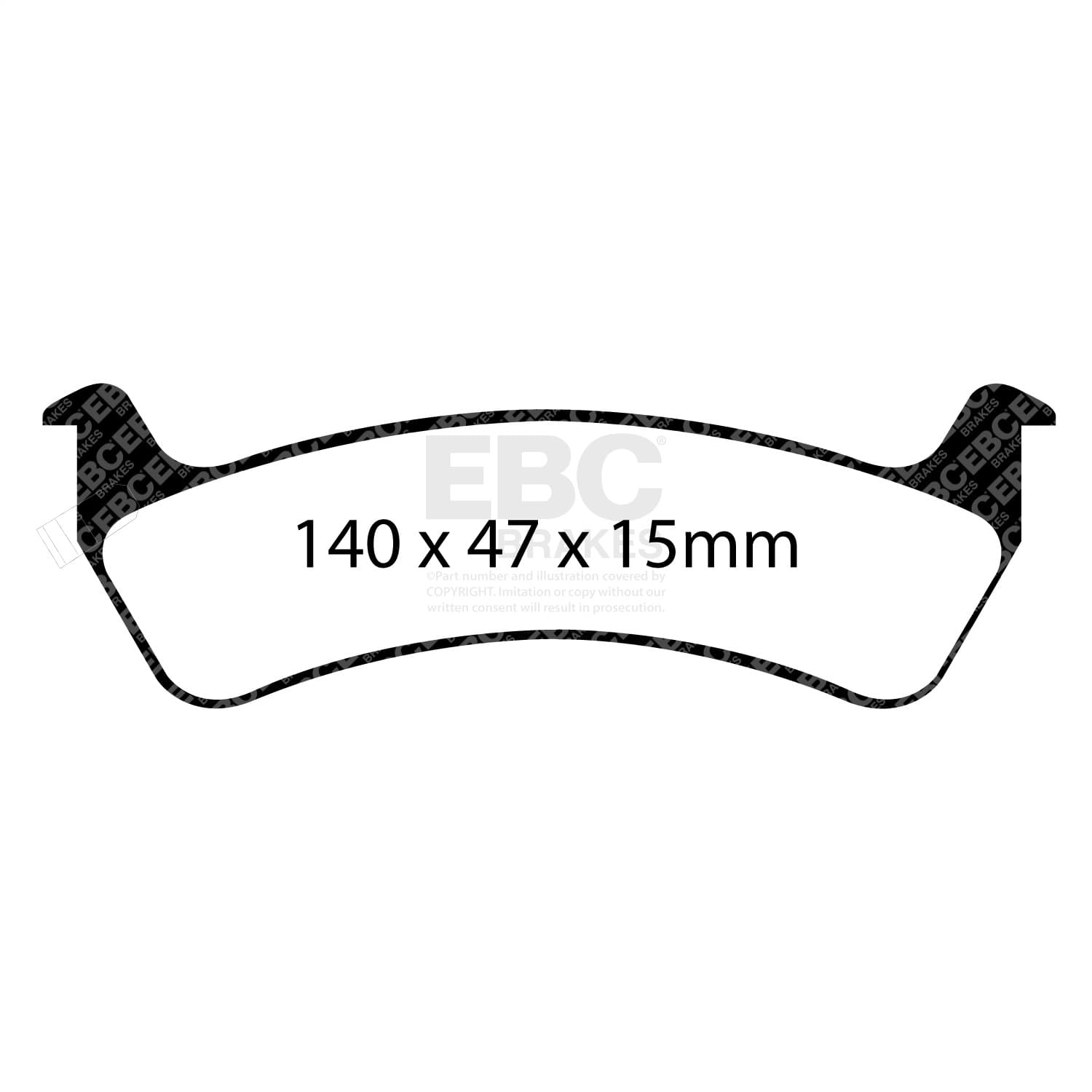 EBC Brakes - DP41129R - Disc Brake Pad image 4