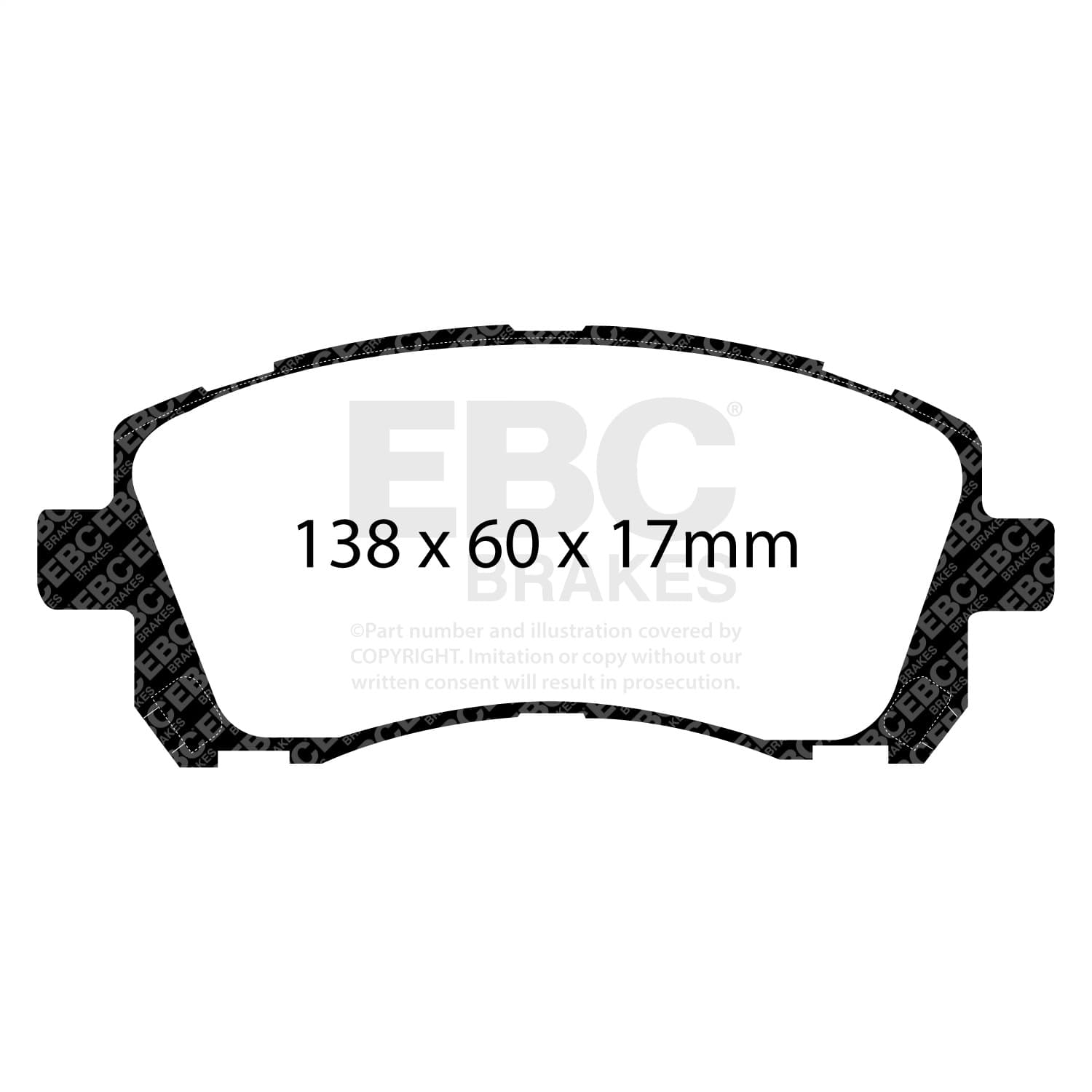 EBC Brakes - DP21134 - Disc Brake Pad image 3