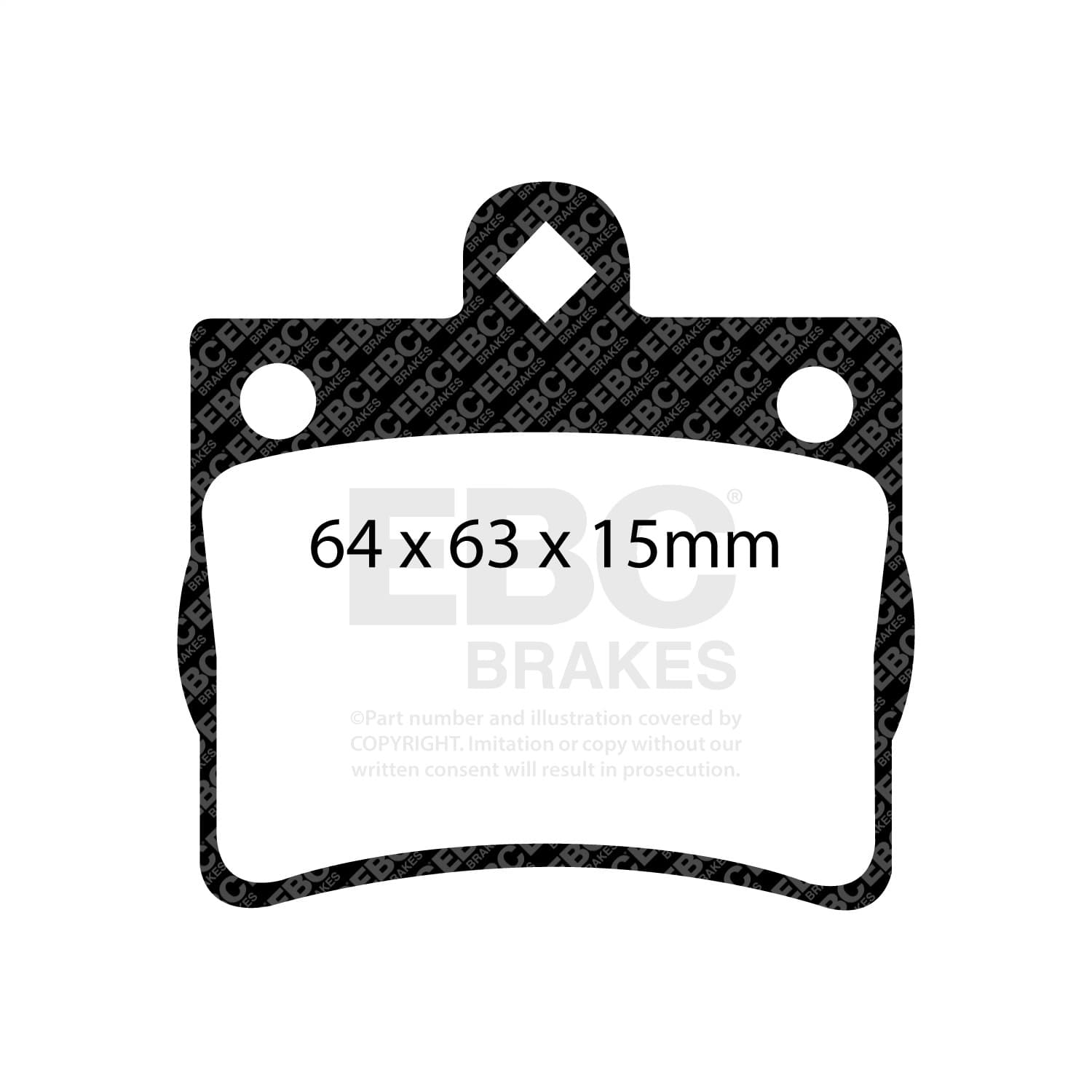 EBC Brakes - UD739 - Disc Brake Pad image 4