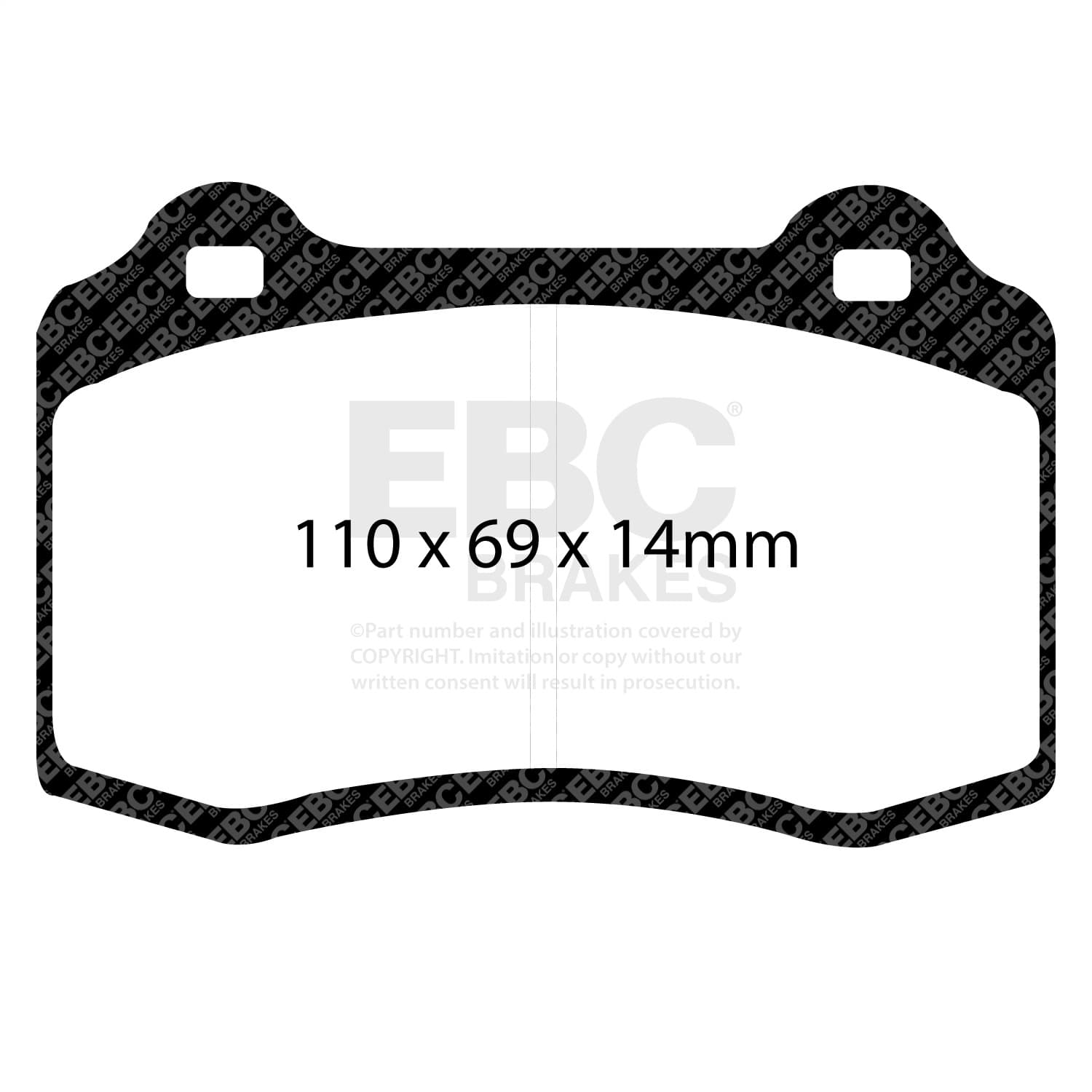 EBC Brakes - DP31140C - Disc Brake Pad image 5