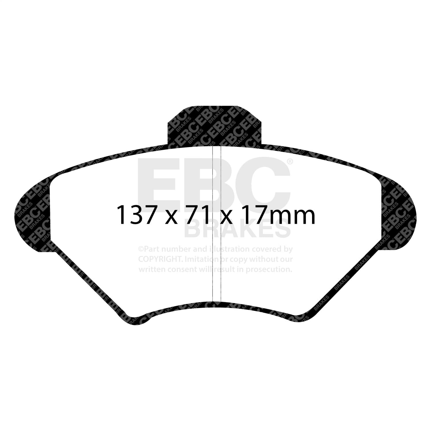 EBC Brakes - DP31143C - Disc Brake Pad image 2