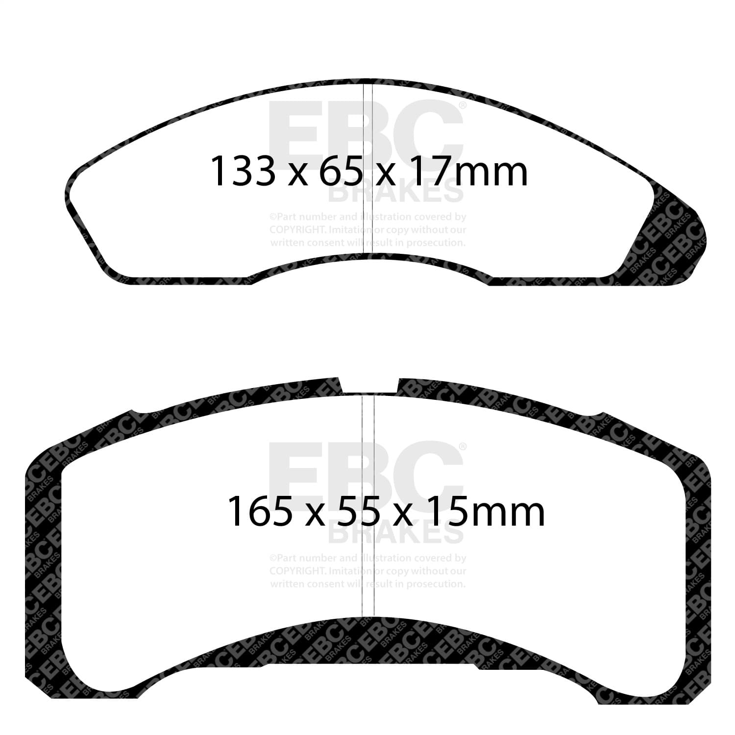 EBC Brakes - UD152 - Disc Brake Pad image 4
