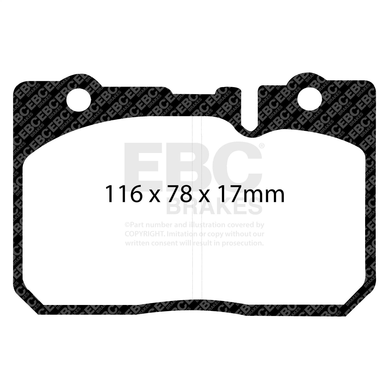 EBC Brakes - DP21154 - Disc Brake Pad image 3