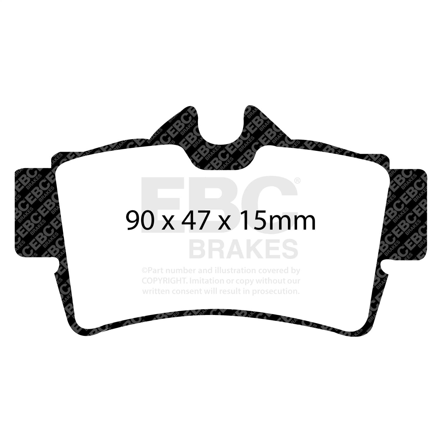 EBC Brakes - UD6271 - Disc Brake Pad image 6