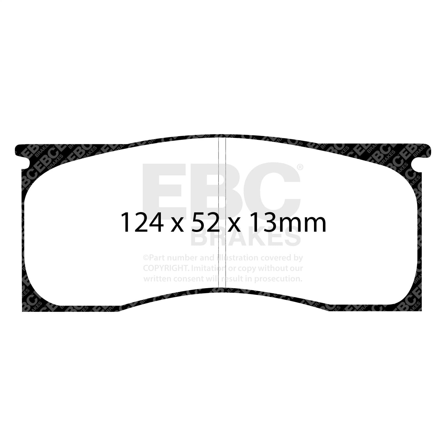 EBC Brakes - DP21157 - Disc Brake Pad image 2