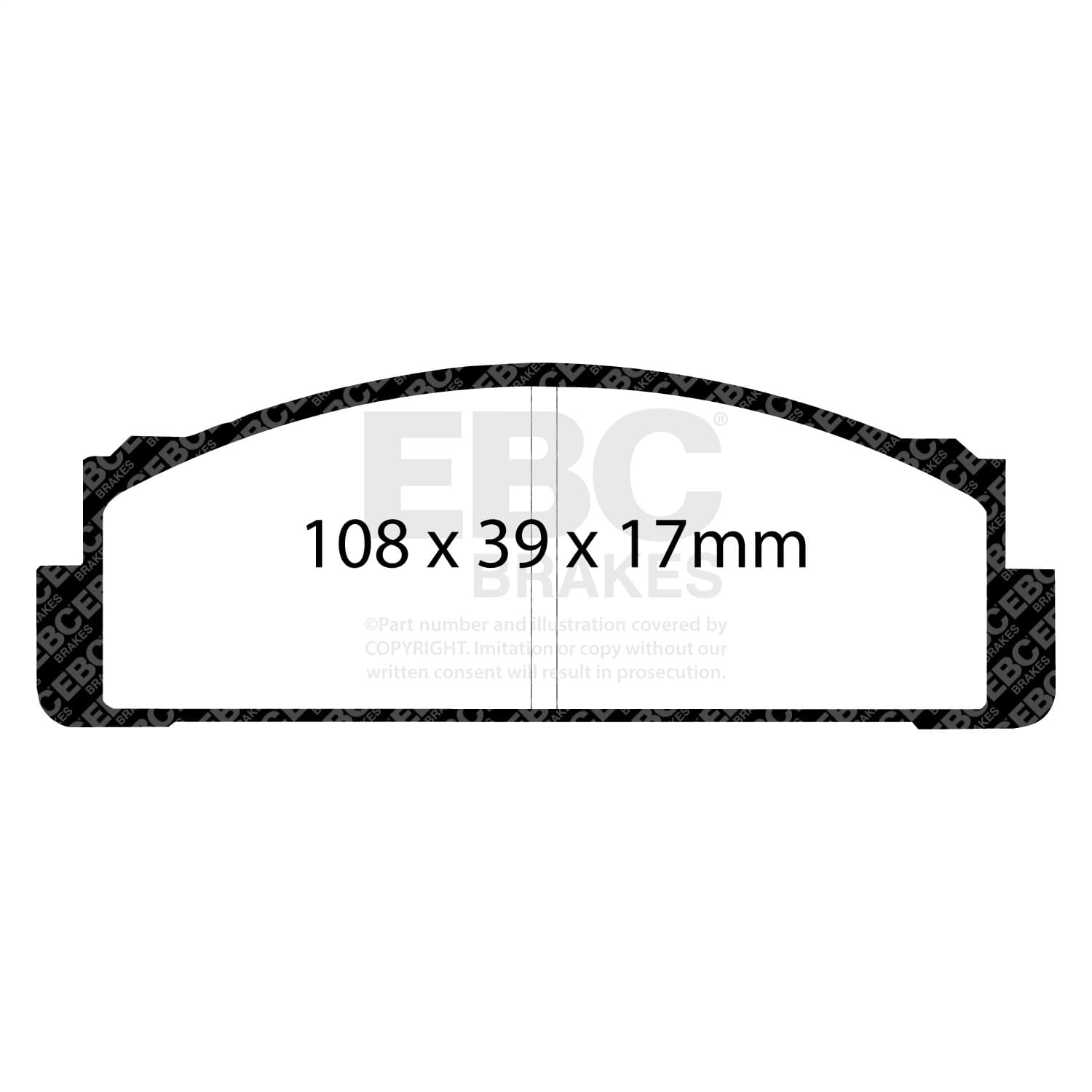 EBC Brakes - DP2116 - Disc Brake Pad image 5