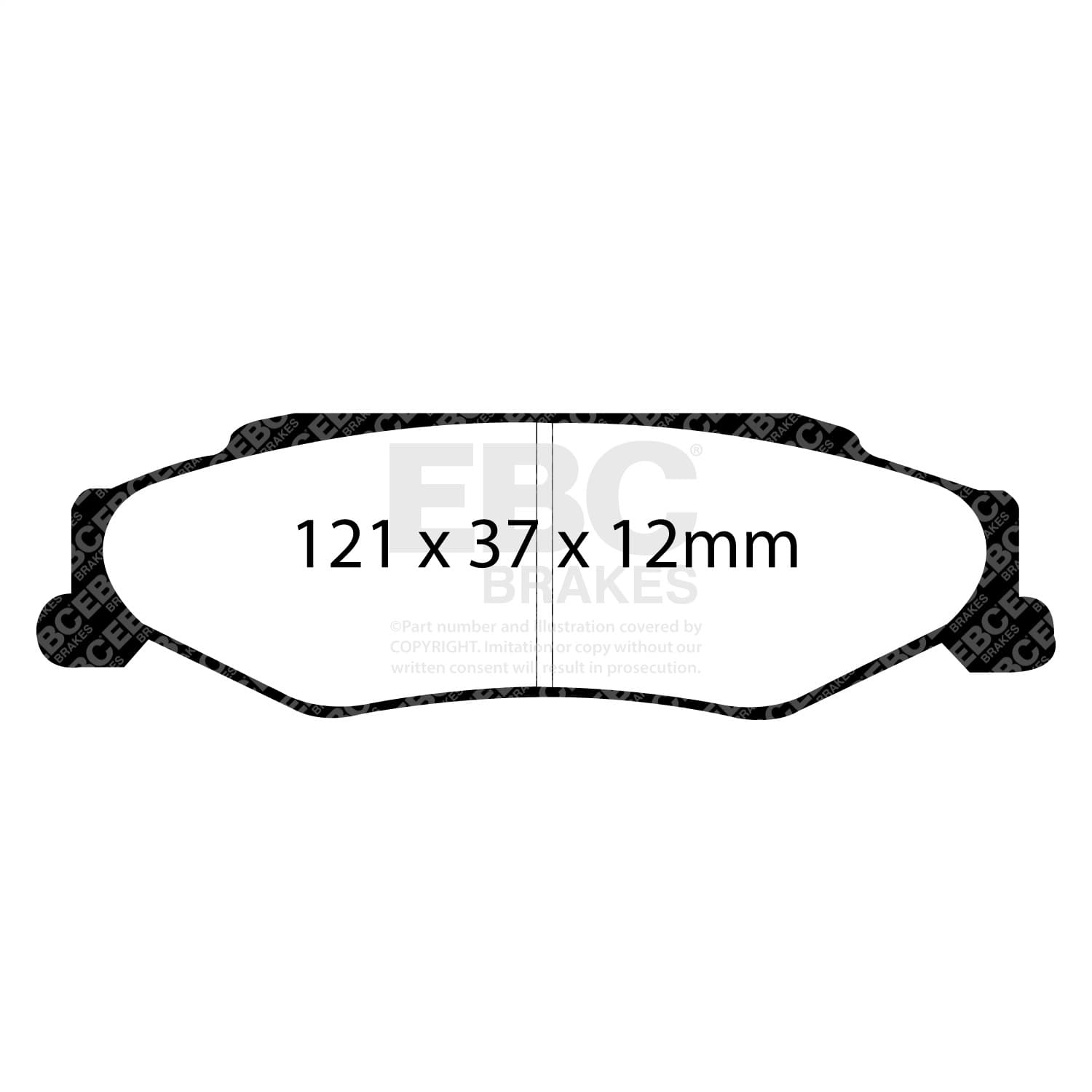 EBC Brakes - DP21160 - Disc Brake Pad image 5