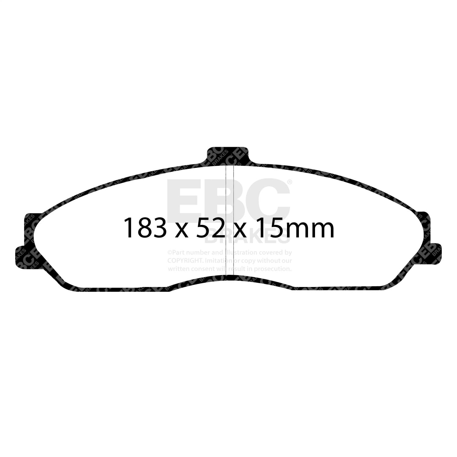EBC Brakes - DP31162C - Disc Brake Pad image 3