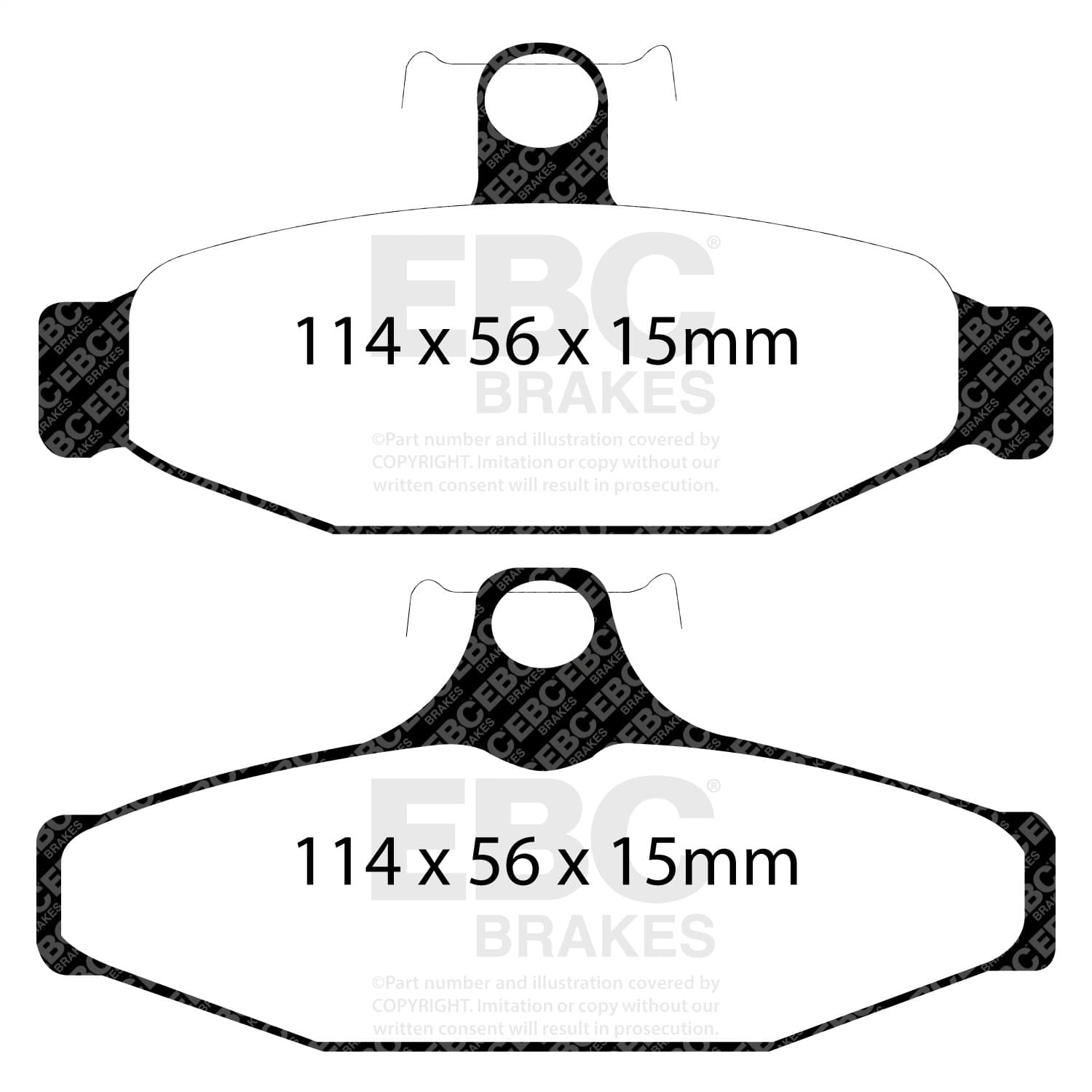 EBC Brakes - DP31165C - Disc Brake Pad image 1