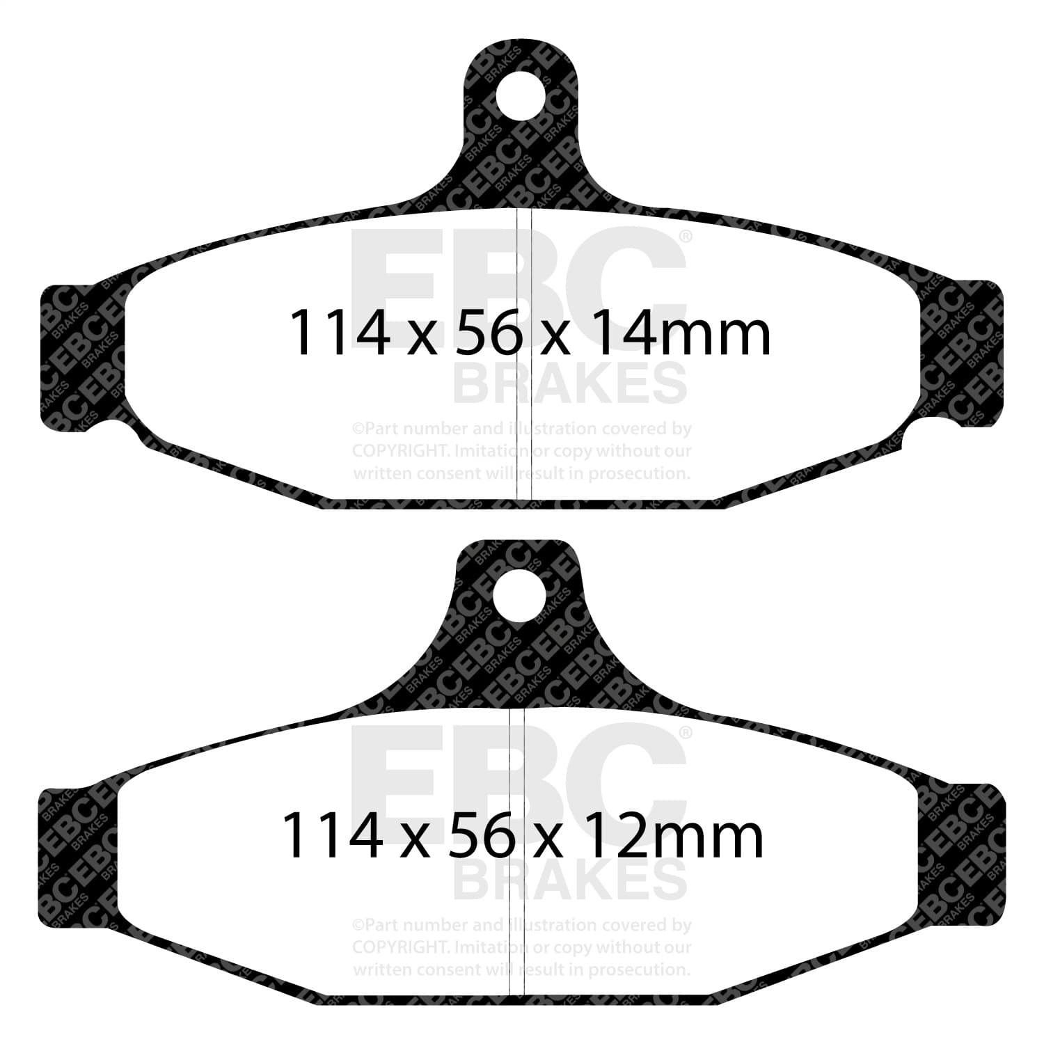 EBC Brakes - DP51167NDX - Disc Brake Pad image 5