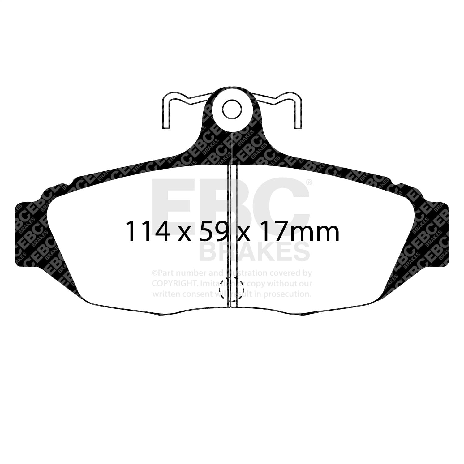 EBC Brakes - DP31172C - Disc Brake Pad image 3