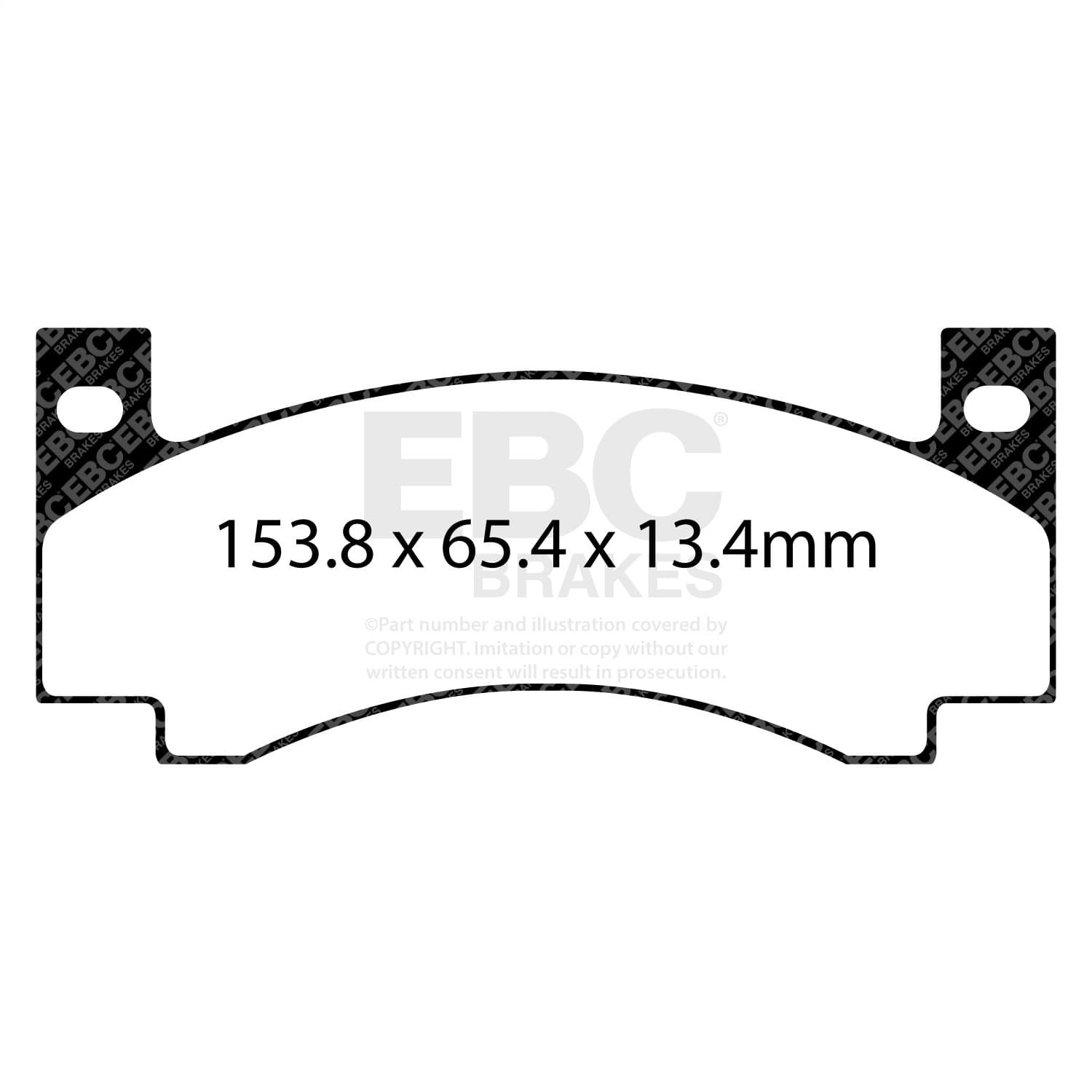 EBC Brakes - DP21176 - Disc Brake Pad image 3