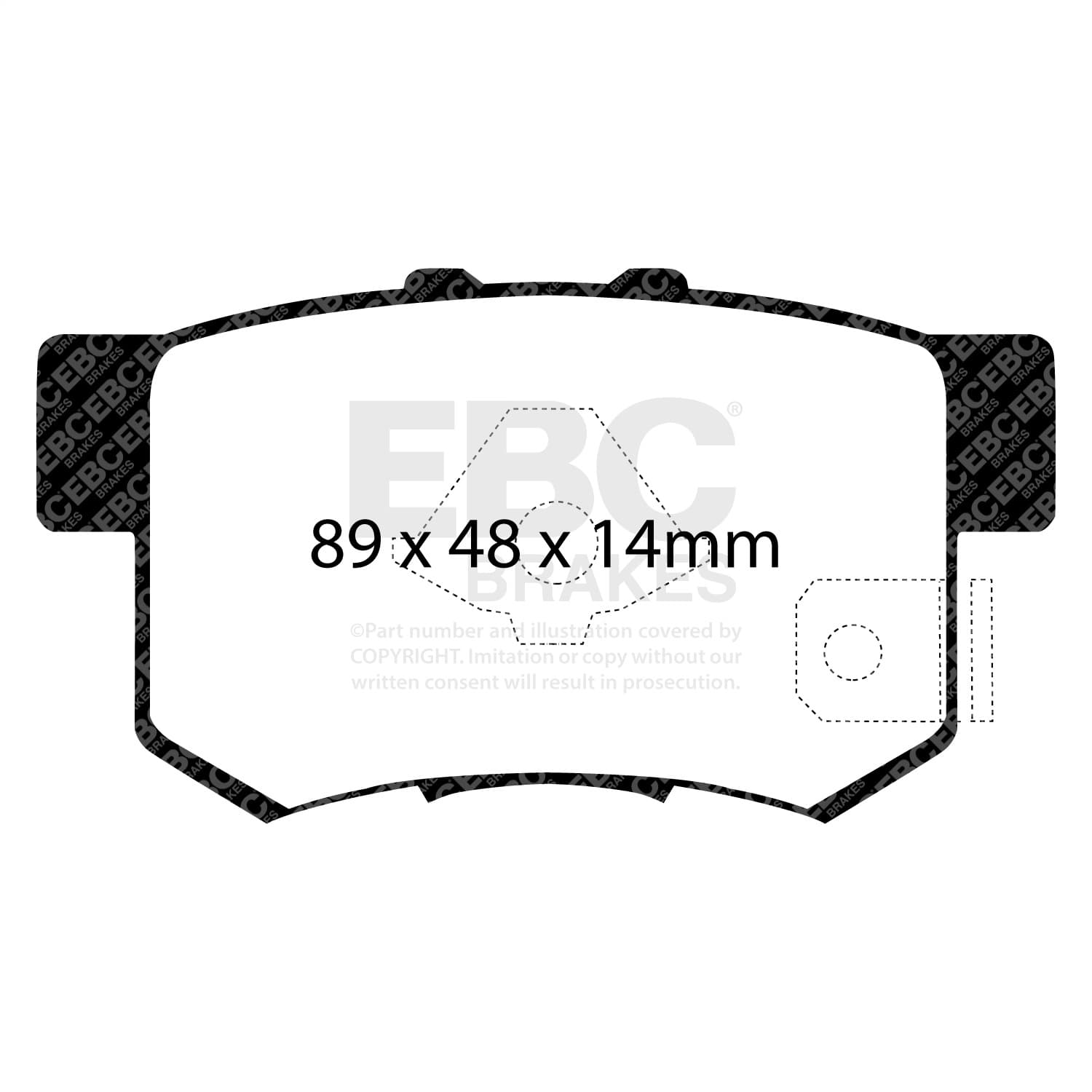 EBC Brakes - DP31193C - Disc Brake Pad image 4