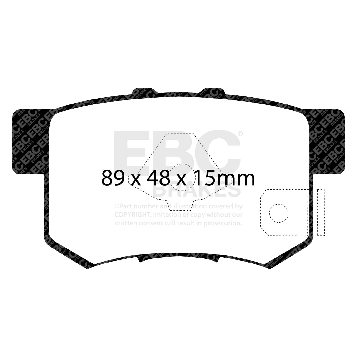 EBC Brakes - DP41193/2R - Disc Brake Pad image 2